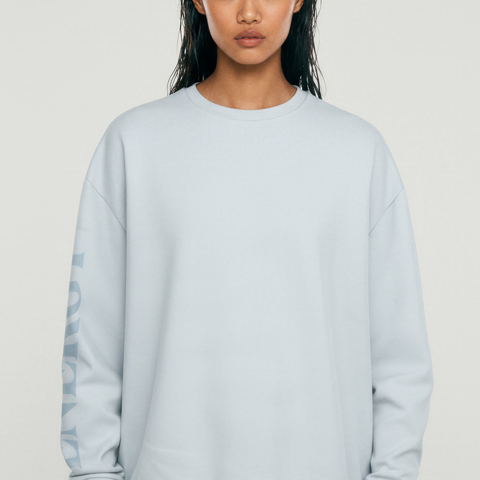 Oversized Heavy Sweatshirt - AuraBlue