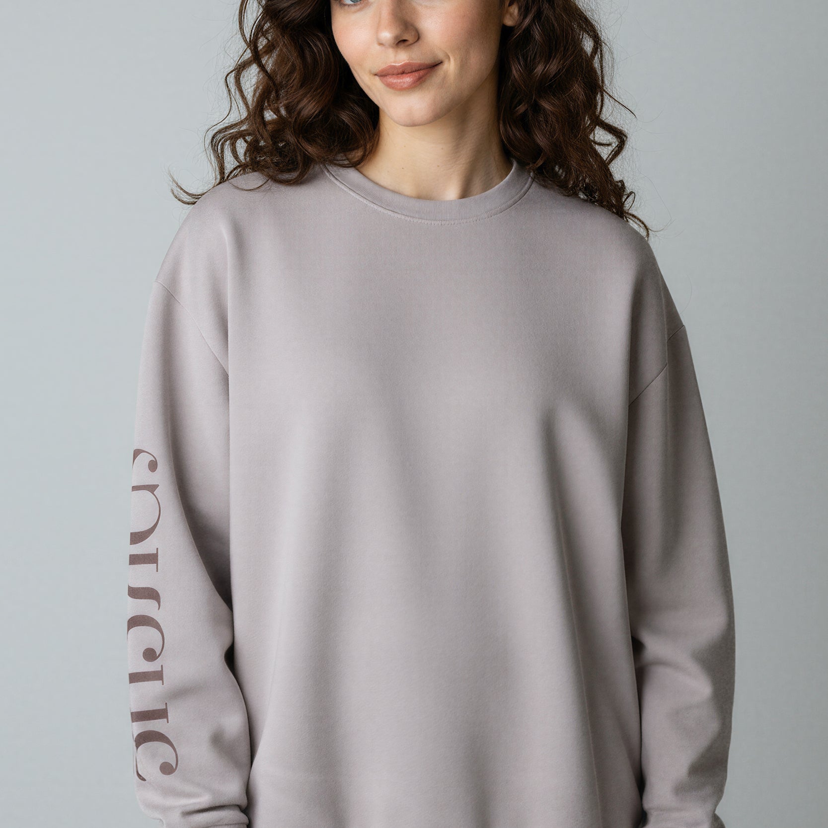 Oversized Heavy Sweatshirt - CacaoPowder