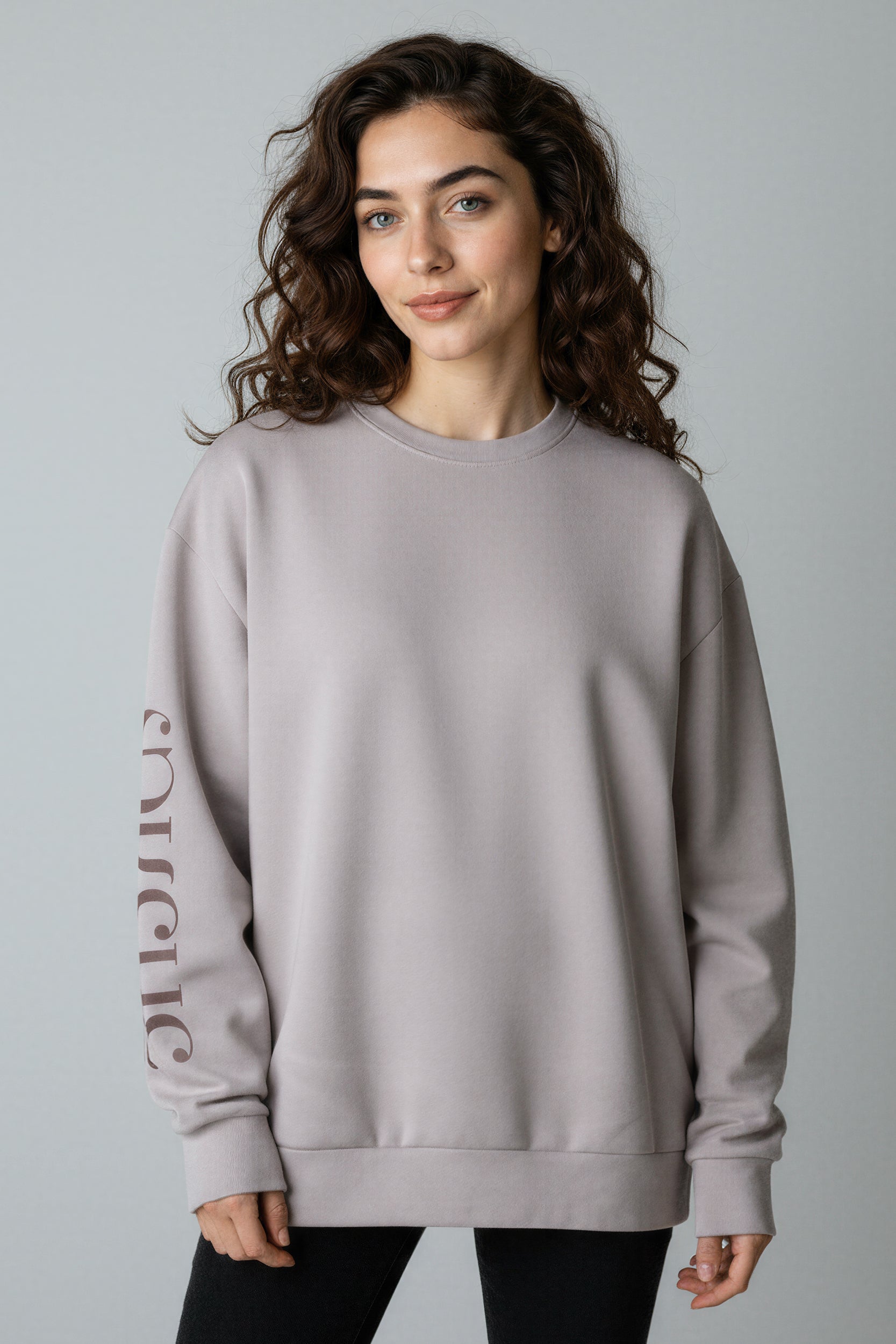 Oversized Heavy Sweatshirt - CacaoPowder