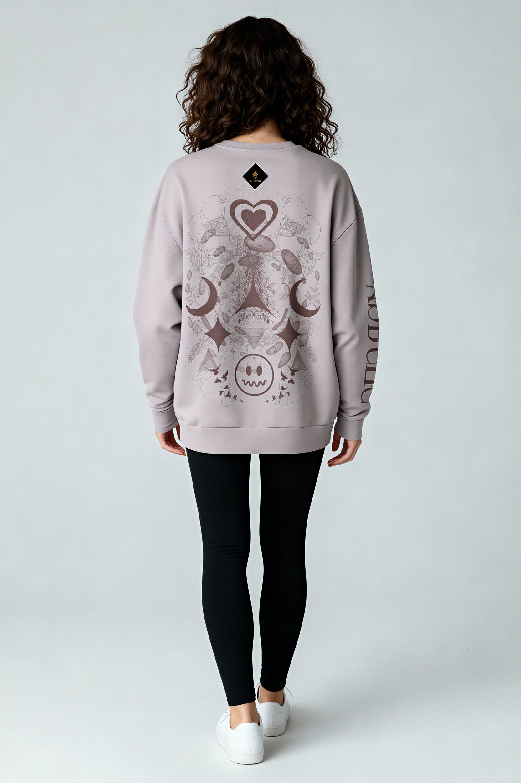 Oversized Heavy Sweatshirt - CacaoPowder