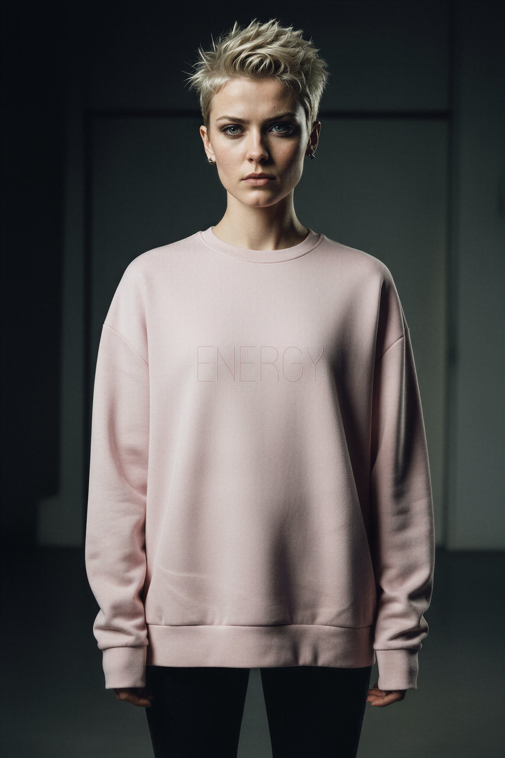 Oversized Heavy Sweatshirt - Clay