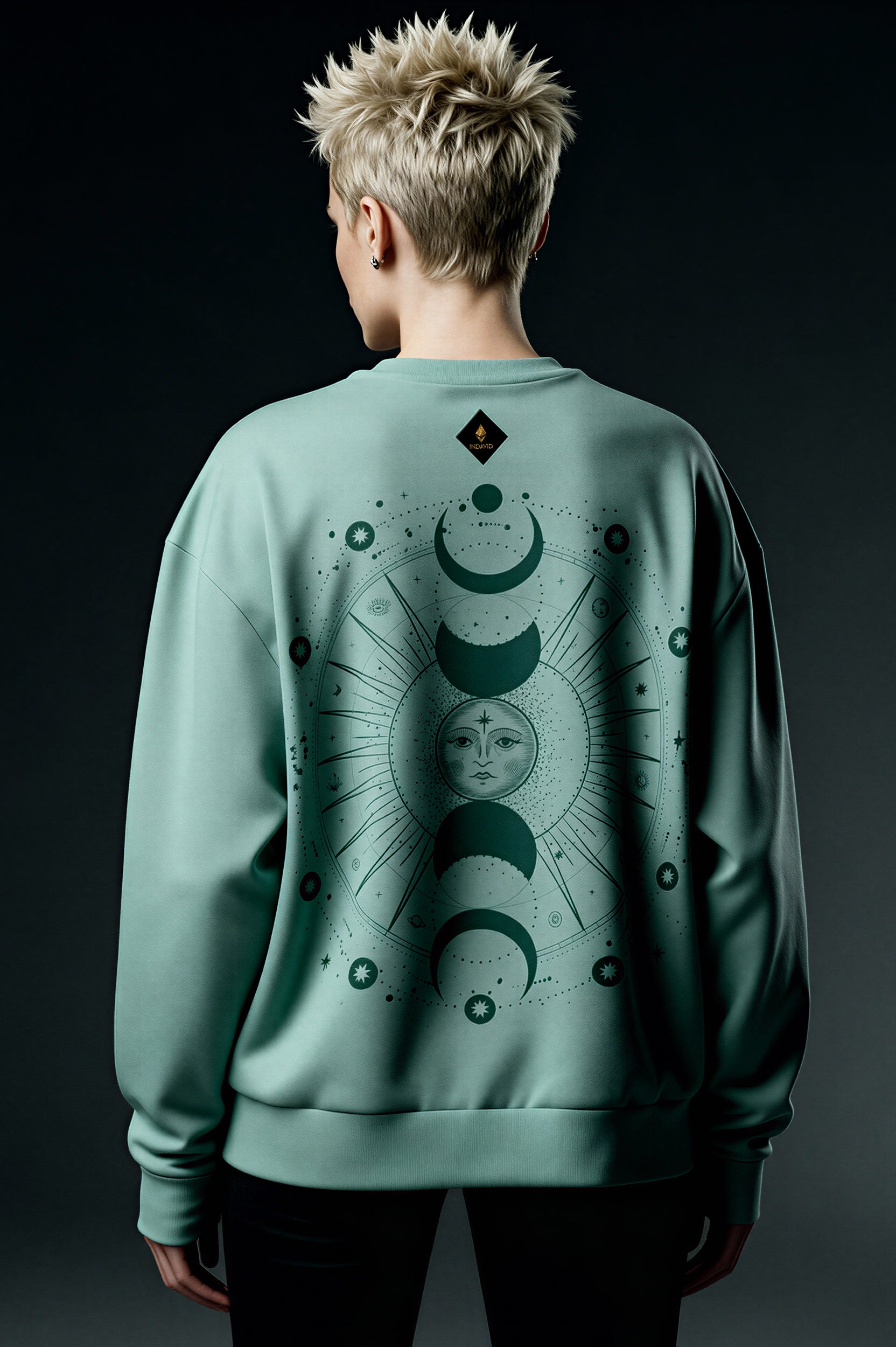 Oversized Heavy Sweatshirt - DeepGreen