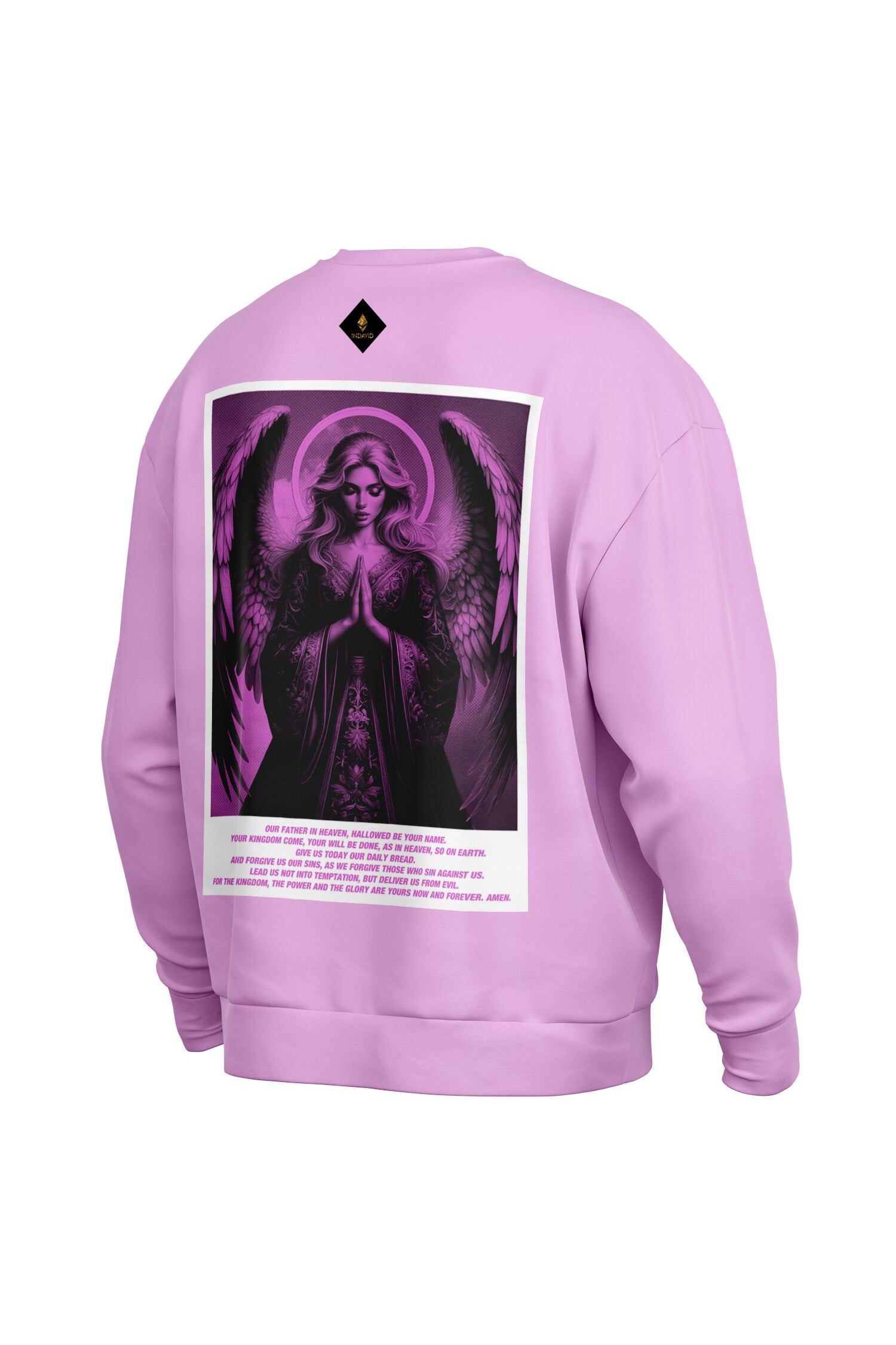 Oversized Heavy Sweatshirt - ElectricFuchsia