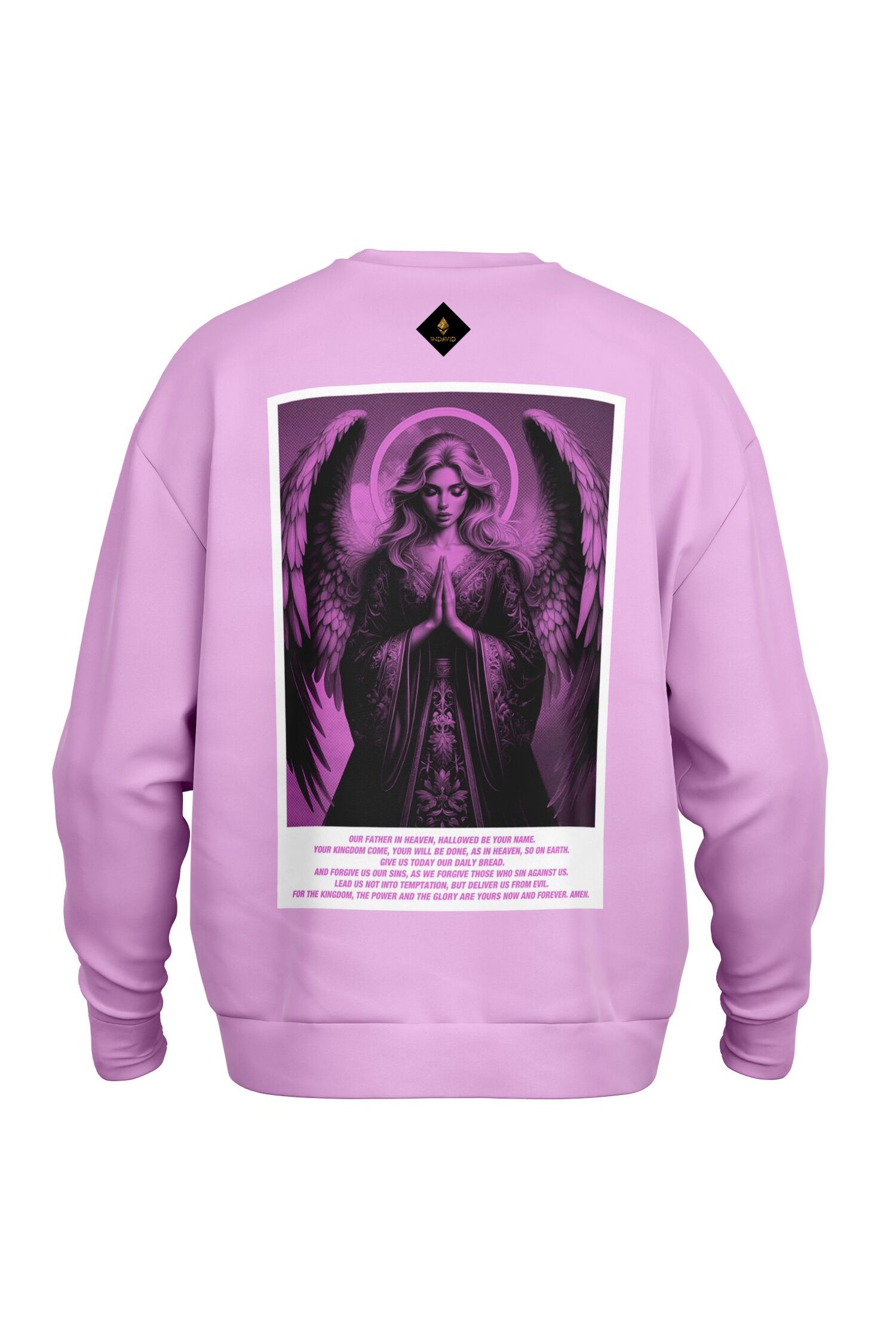 Oversized Heavy Sweatshirt - ElectricFuchsia