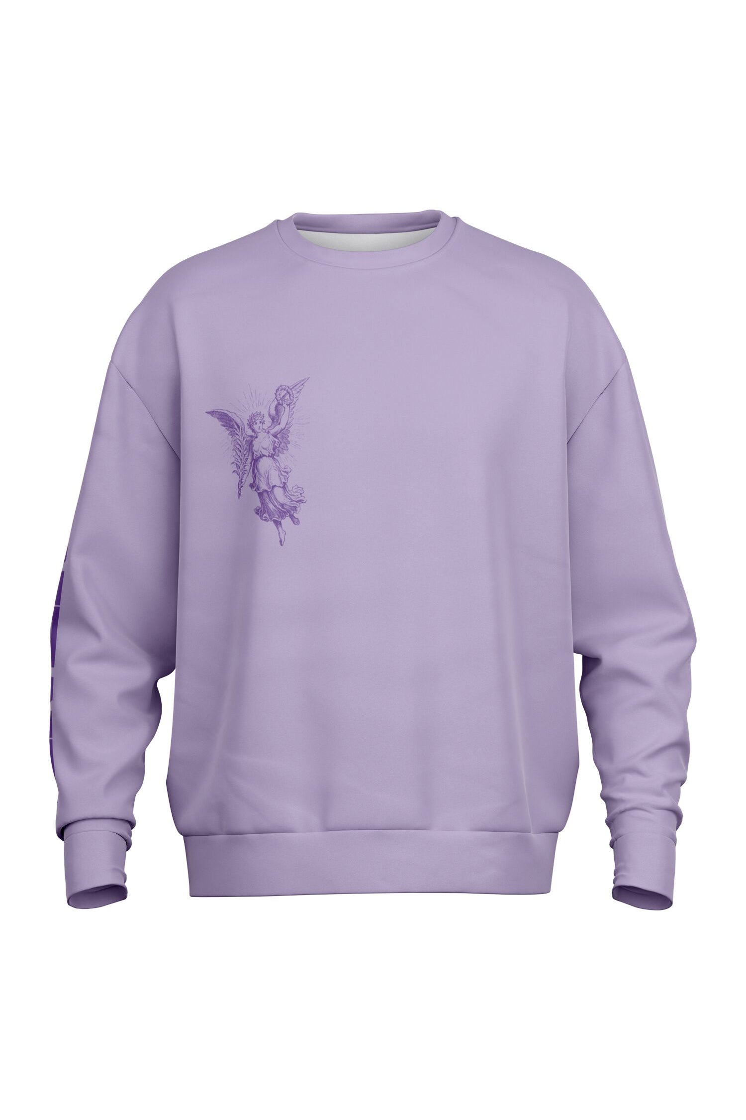 Oversized Heavy Sweatshirt - FreshPurple