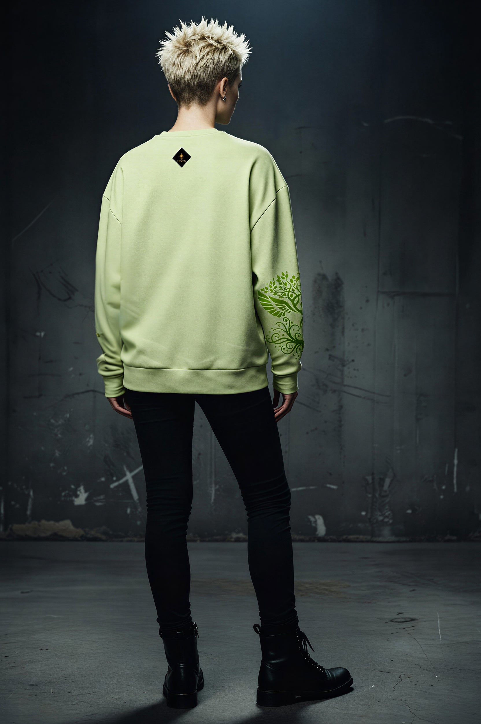 Oversized Heavy Sweatshirt - GreenGlow