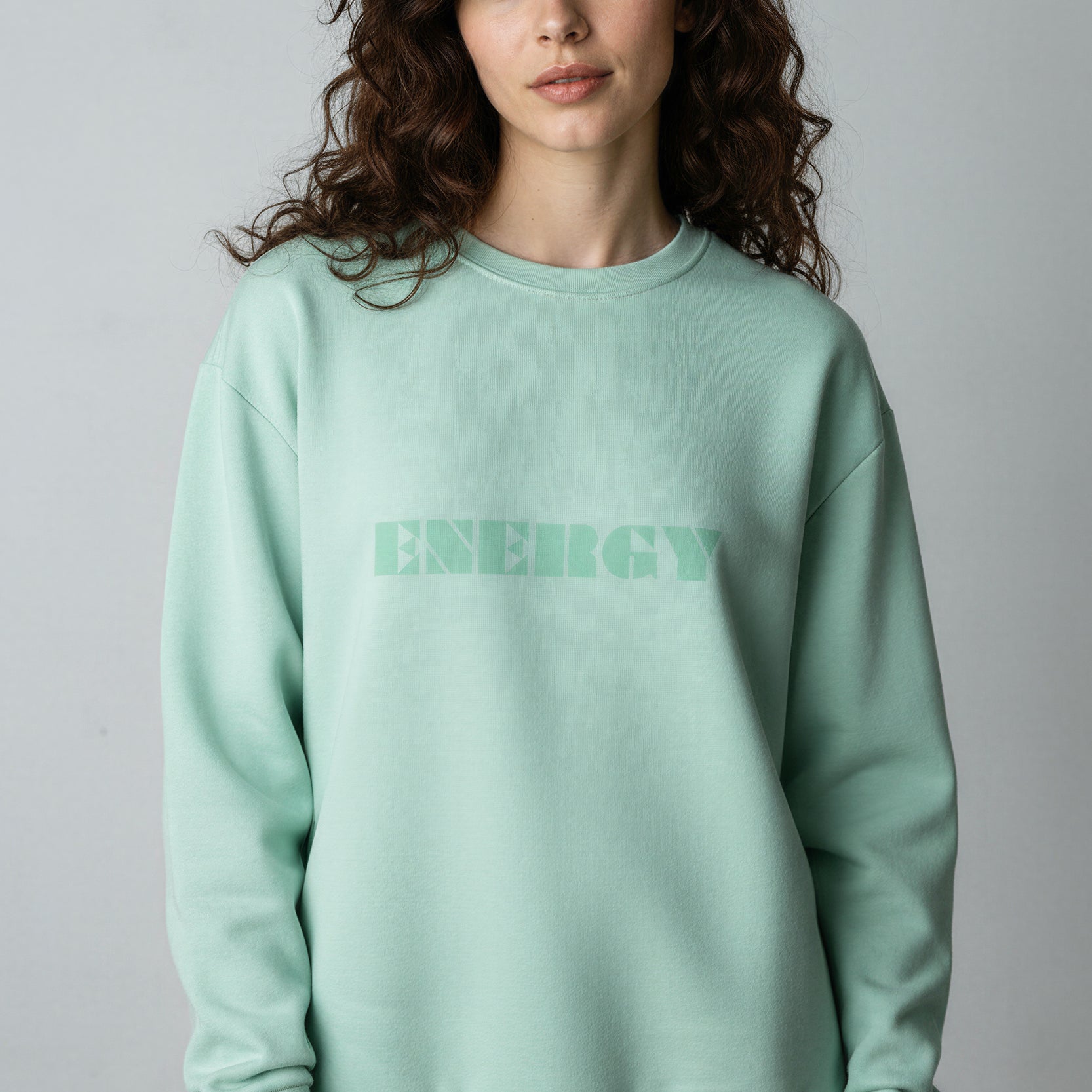 Oversized Heavy Sweatshirt - JellyMint