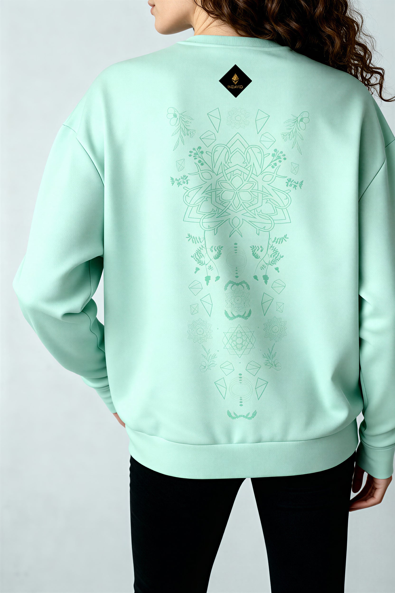 Oversized Heavy Sweatshirt - JellyMint