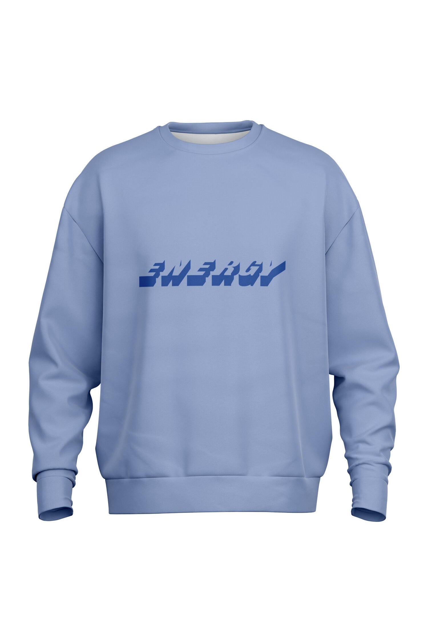 Oversized Heavy Sweatshirt - LuminousBlue