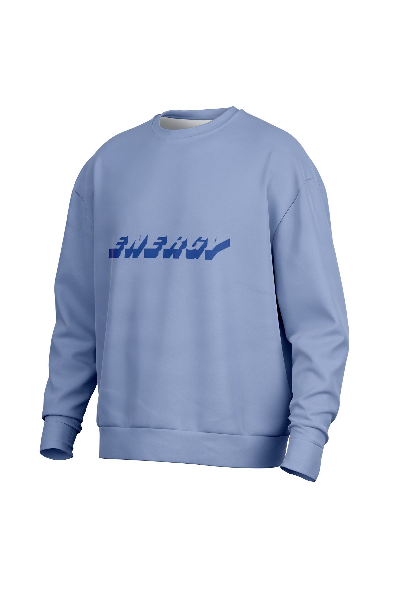 Oversized Heavy Sweatshirt - LuminousBlue