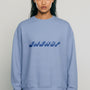 Oversized Heavy Sweatshirt - LuminousBlue