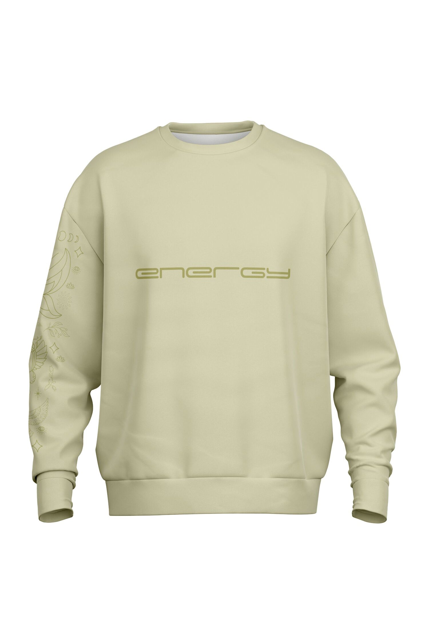 Oversized Heavy Sweatshirt - MeadowlandGreen