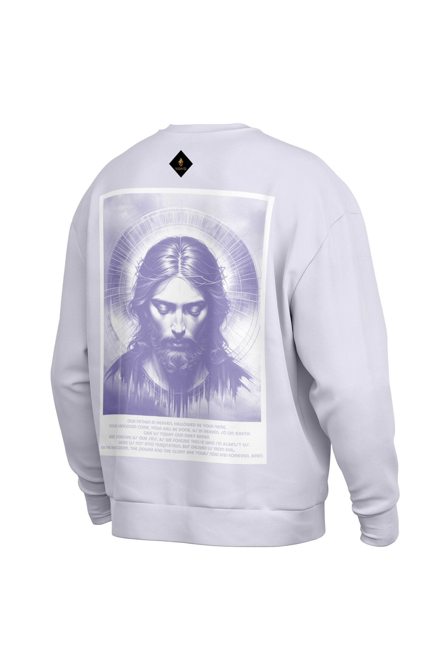 Oversized Heavy Sweatshirt - PeacefulLilac