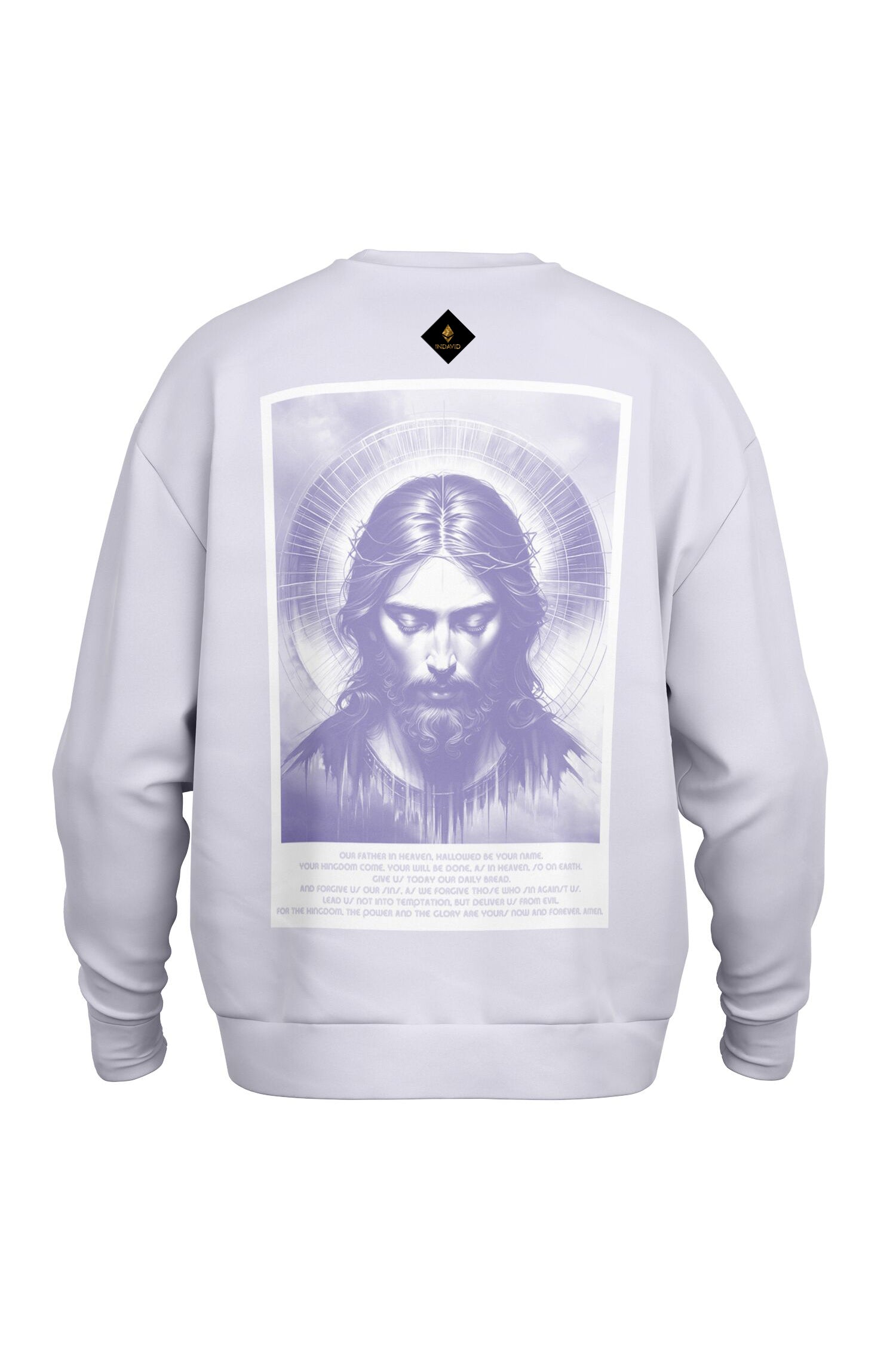 Oversized Heavy Sweatshirt - PeacefulLilac