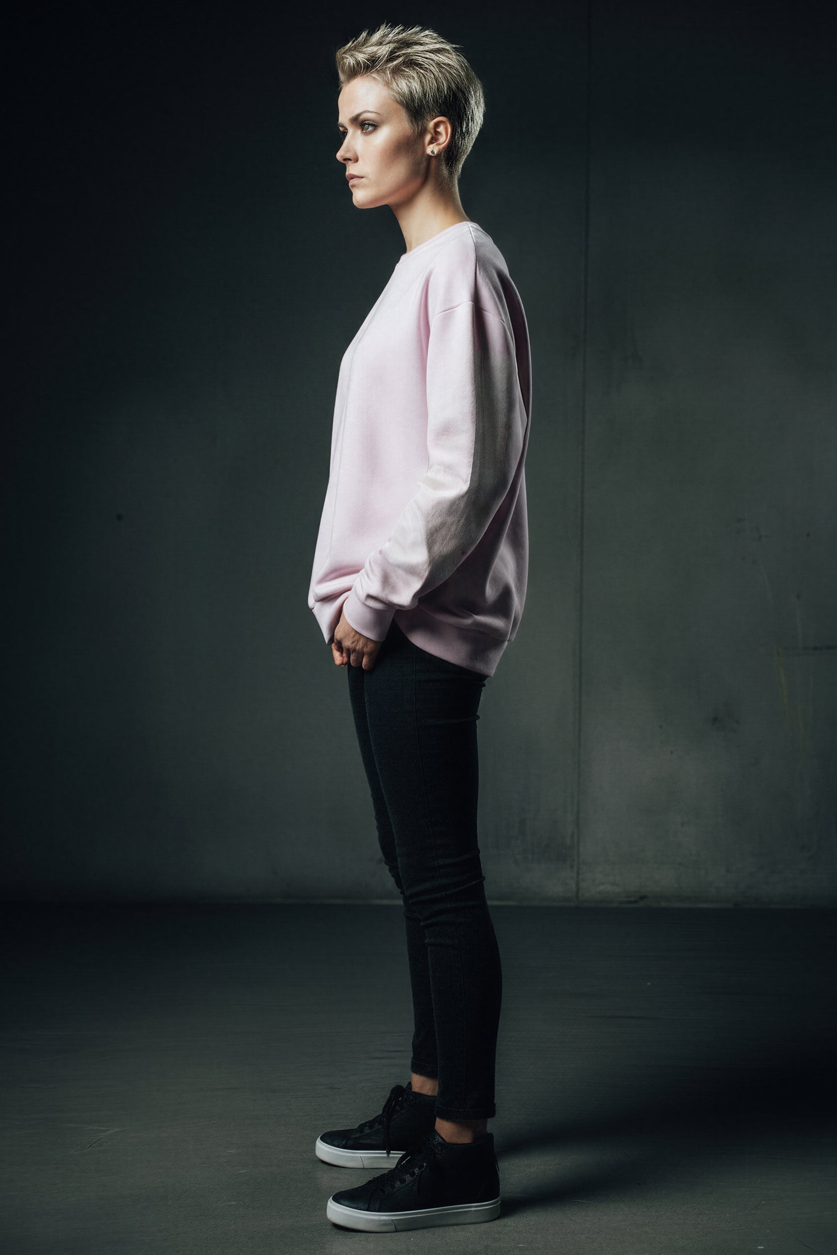 Oversized Heavy Sweatshirt - PopPink