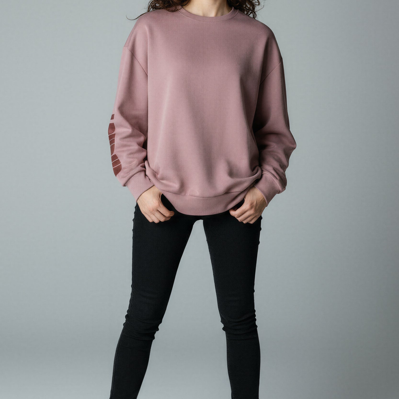 Oversized Heavy Sweatshirt - Russet