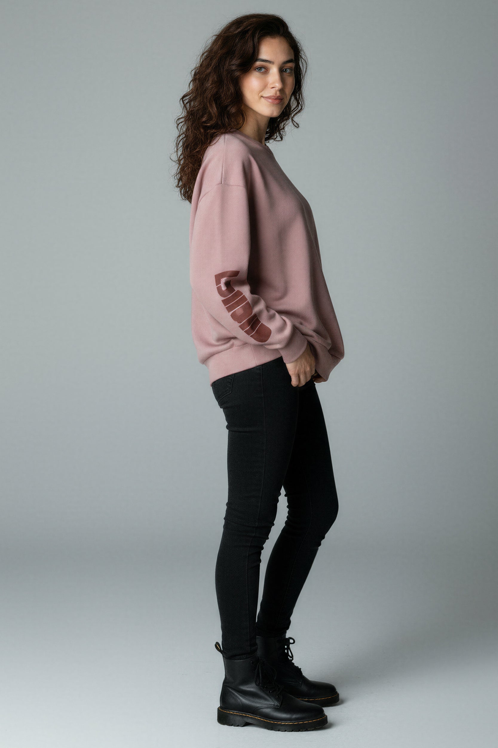 Oversized Heavy Sweatshirt - Russet