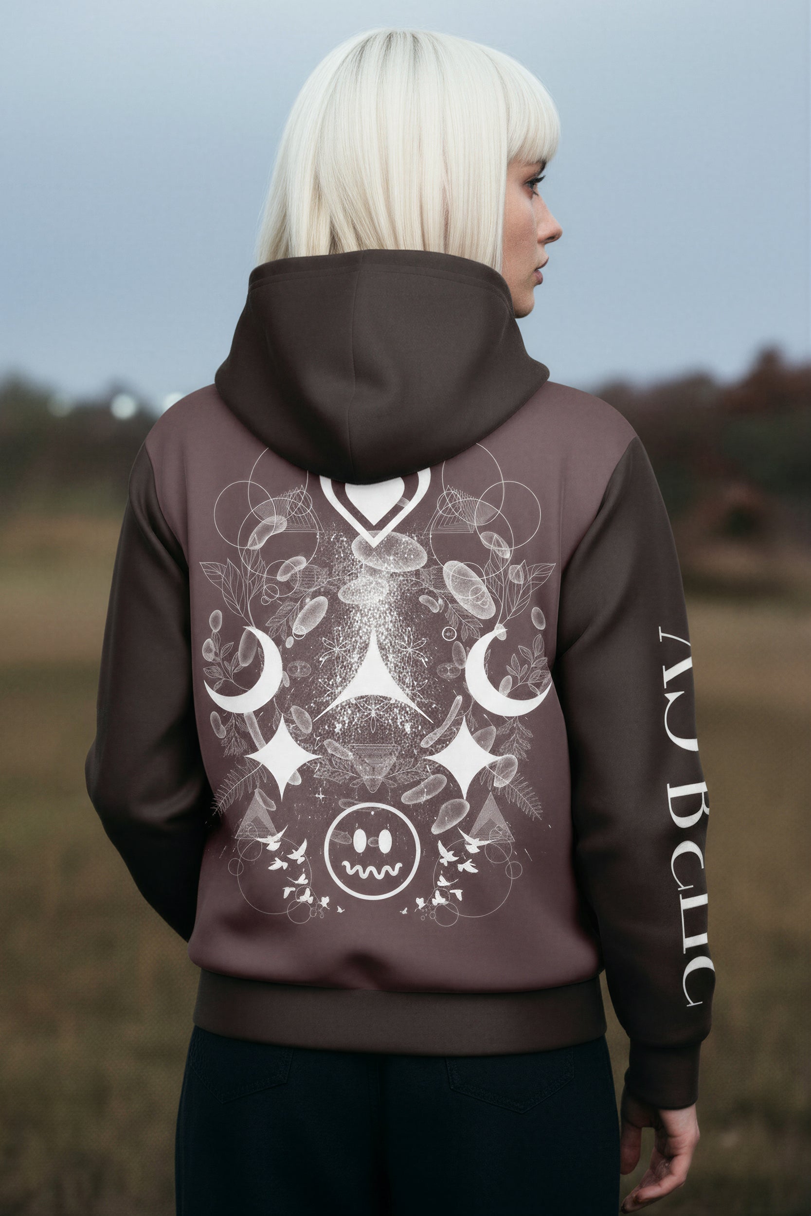 Hooded Baseball Jacke - CacaoPowder