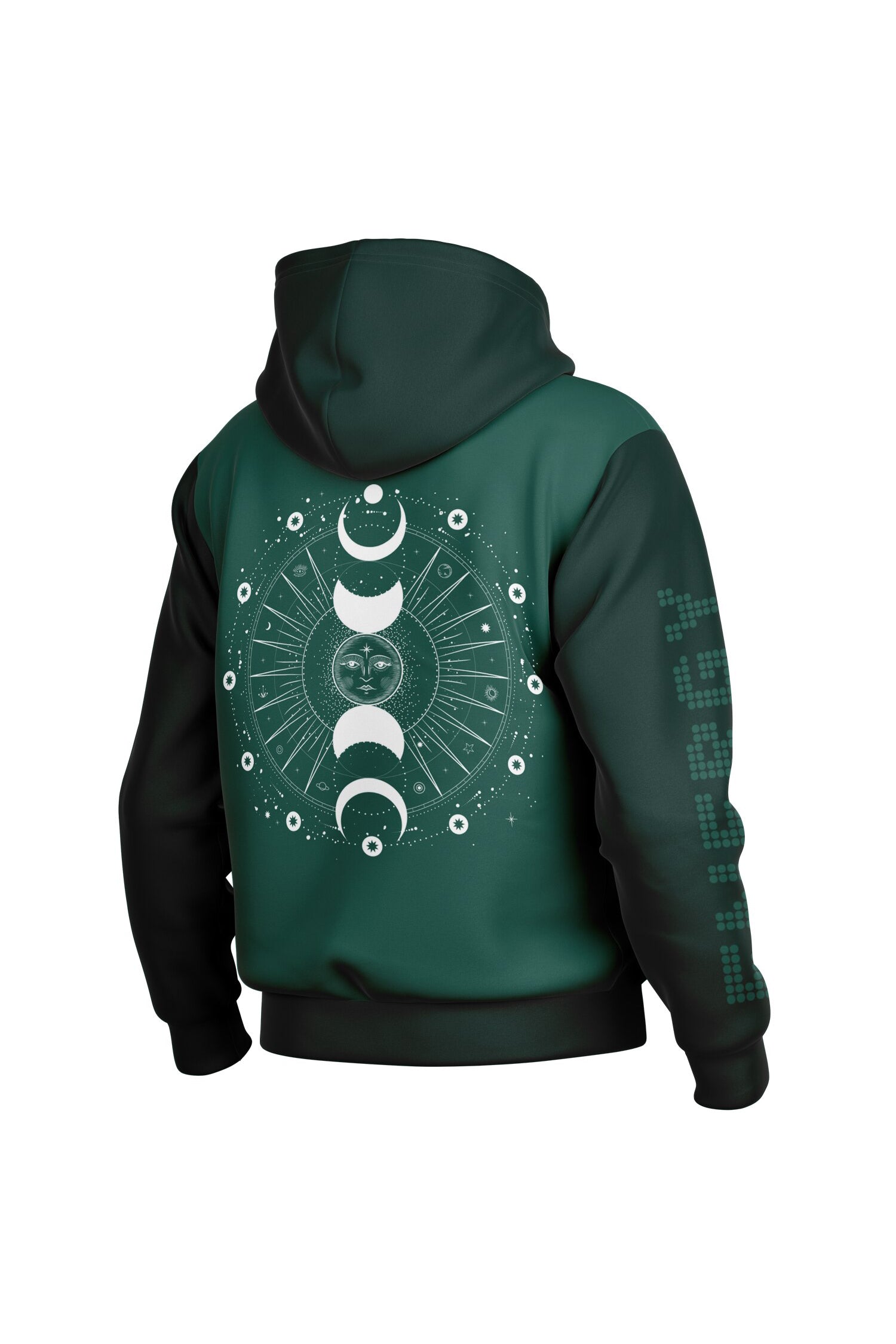 Hooded Baseball Jacke - DeepGreen