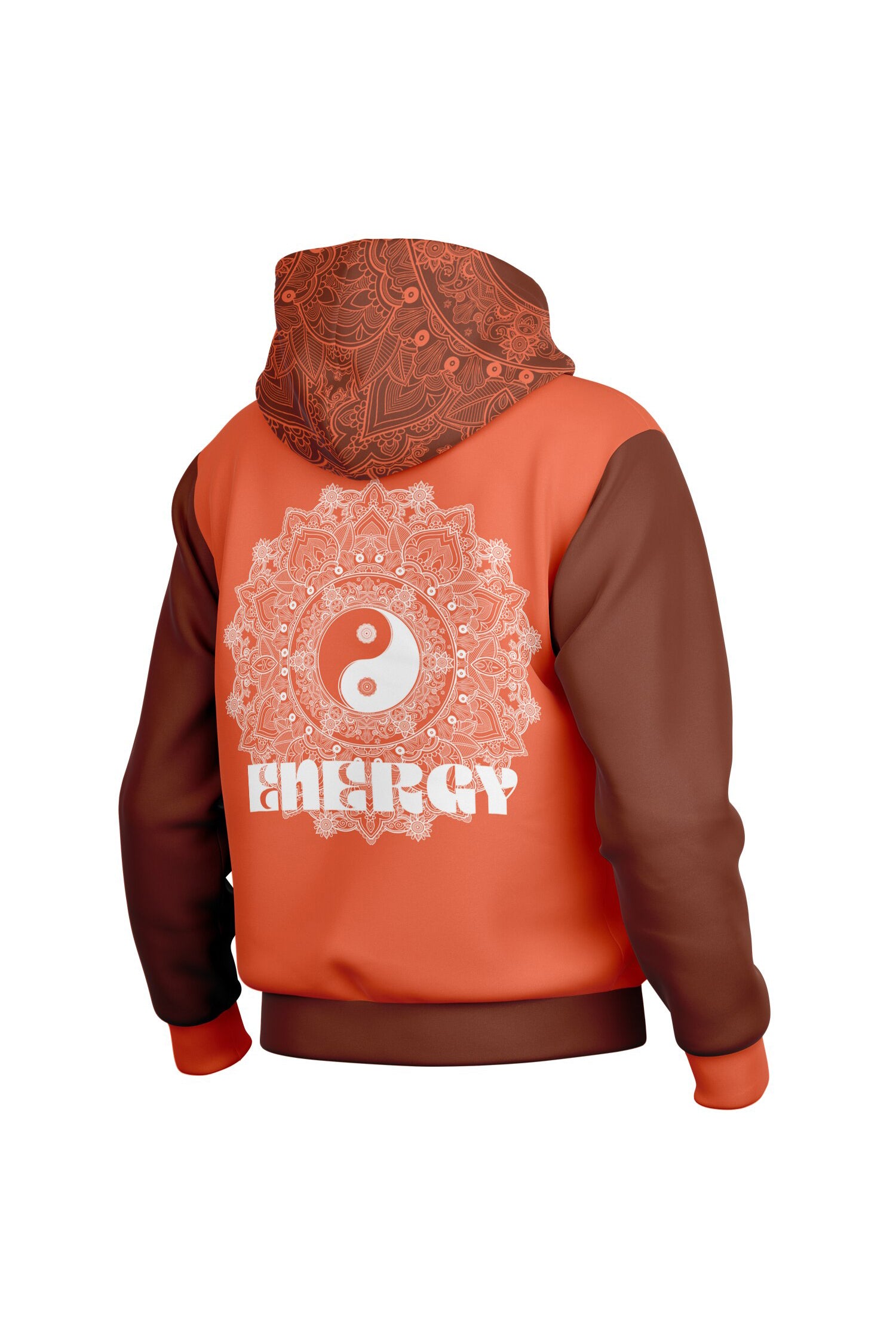 Hooded Baseball Jacke - EnergyOrange