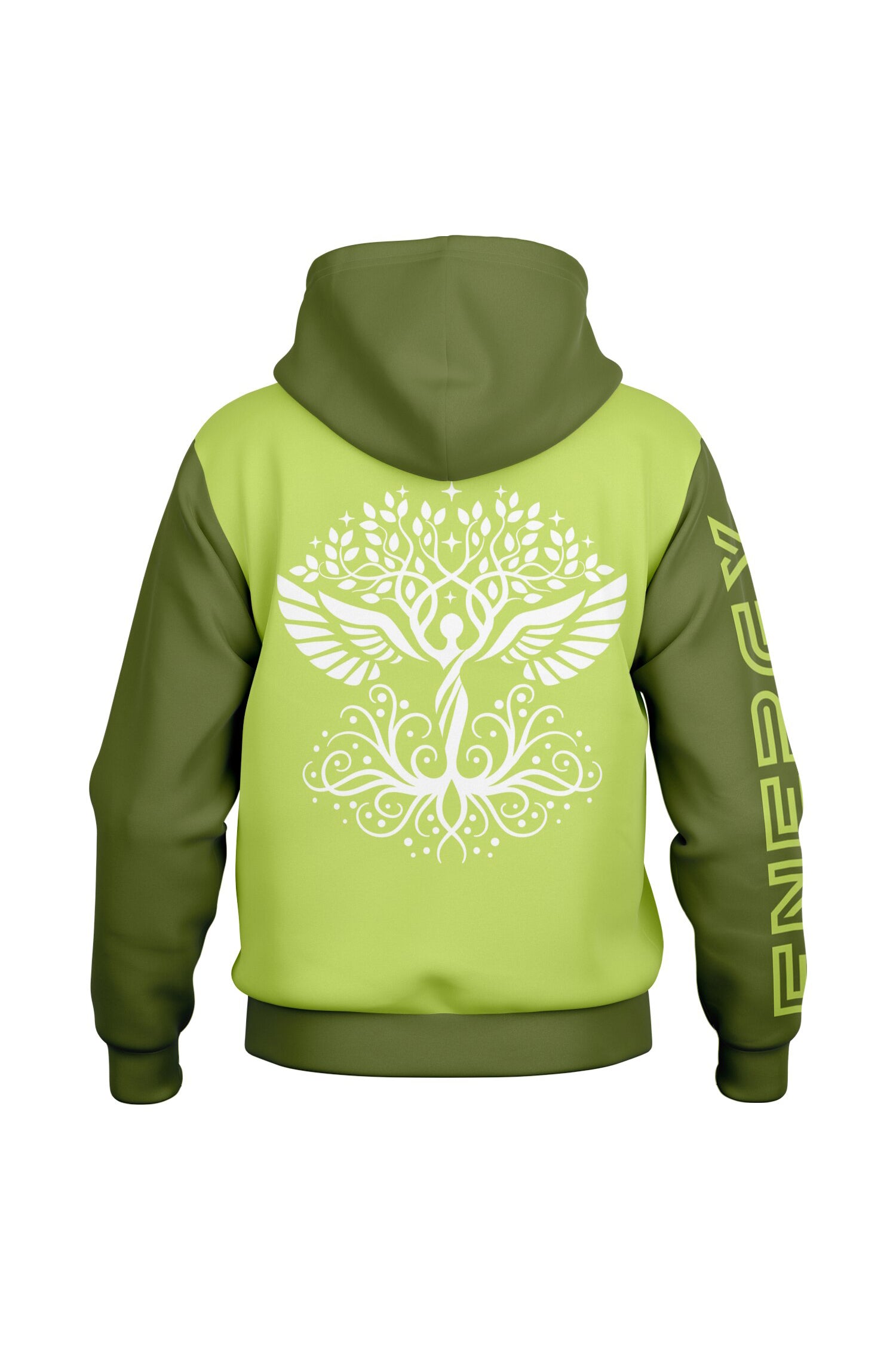 Hooded Baseball Jacke - GreenGlow