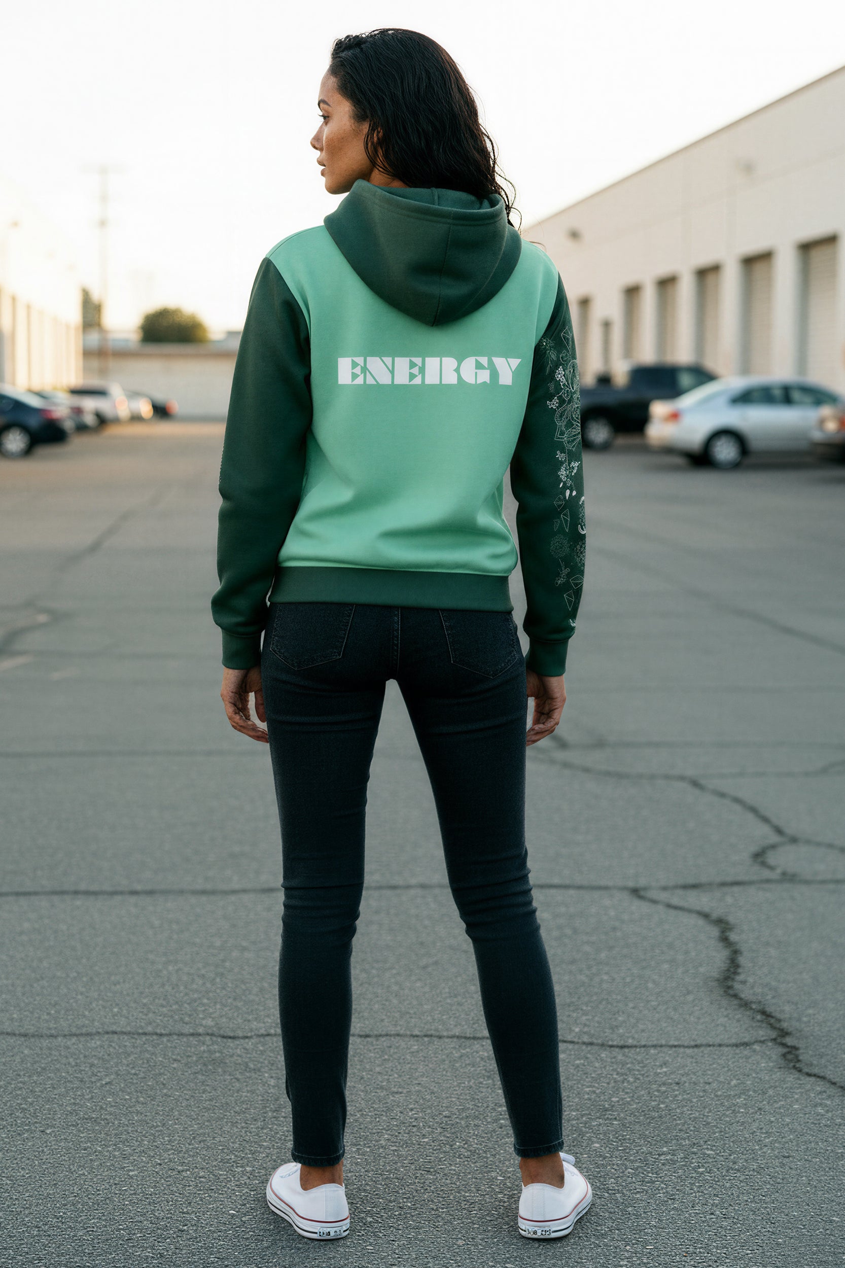Hooded Baseball Jacke - JellyMint