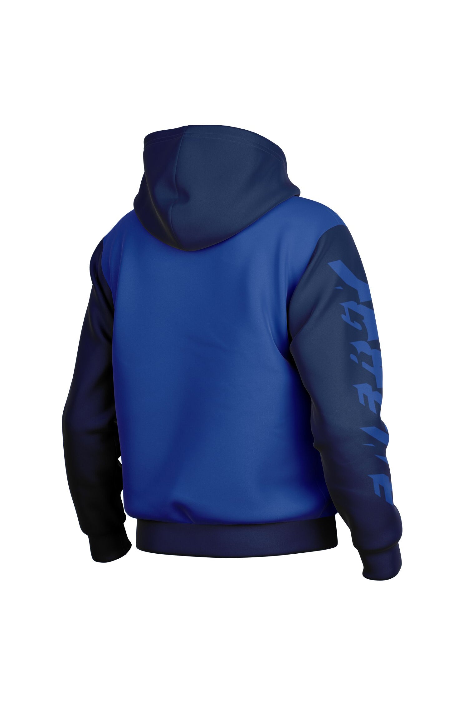 Hooded Baseball Jacke - LuminousBlue