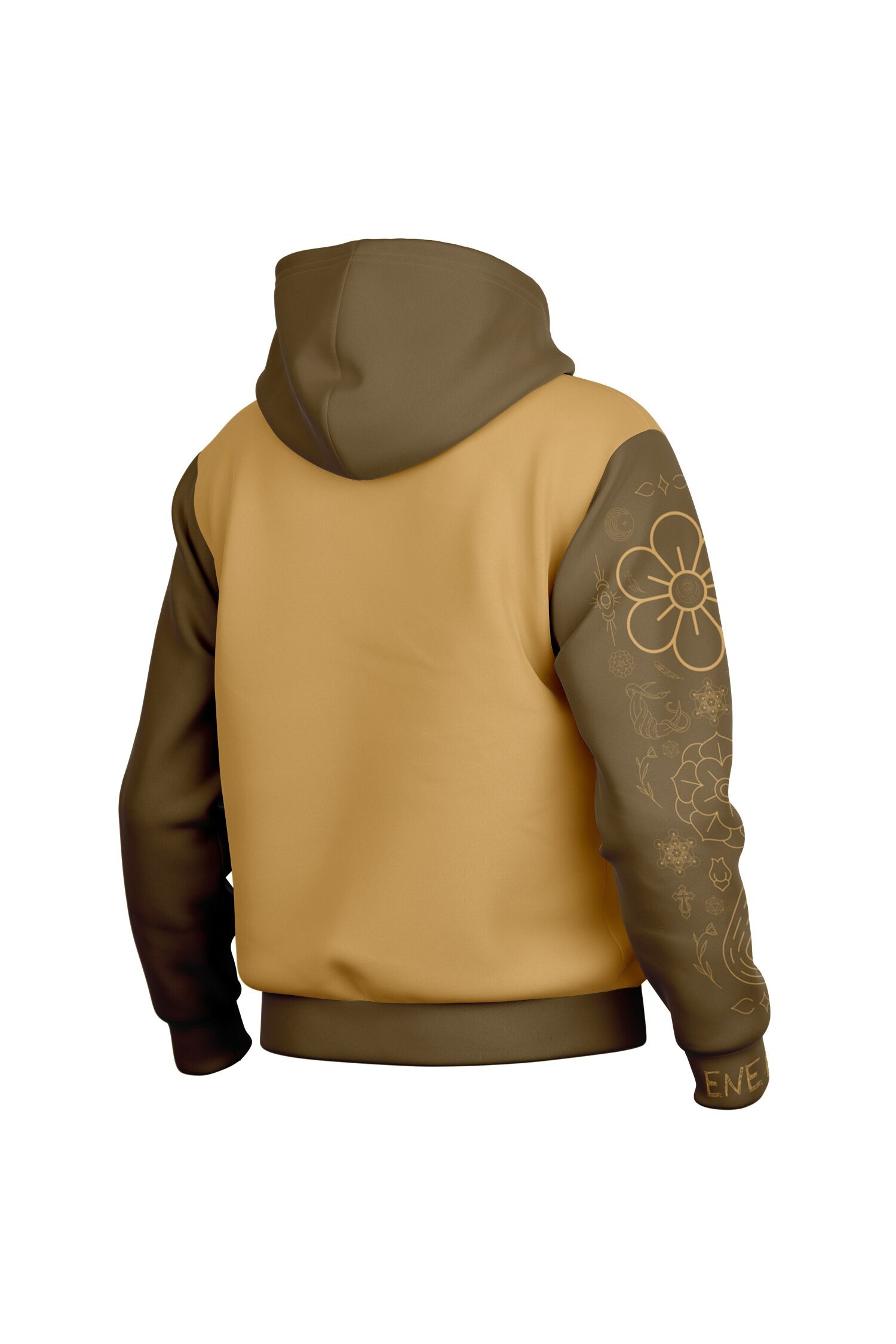 Hooded Baseball Jacke - Maize