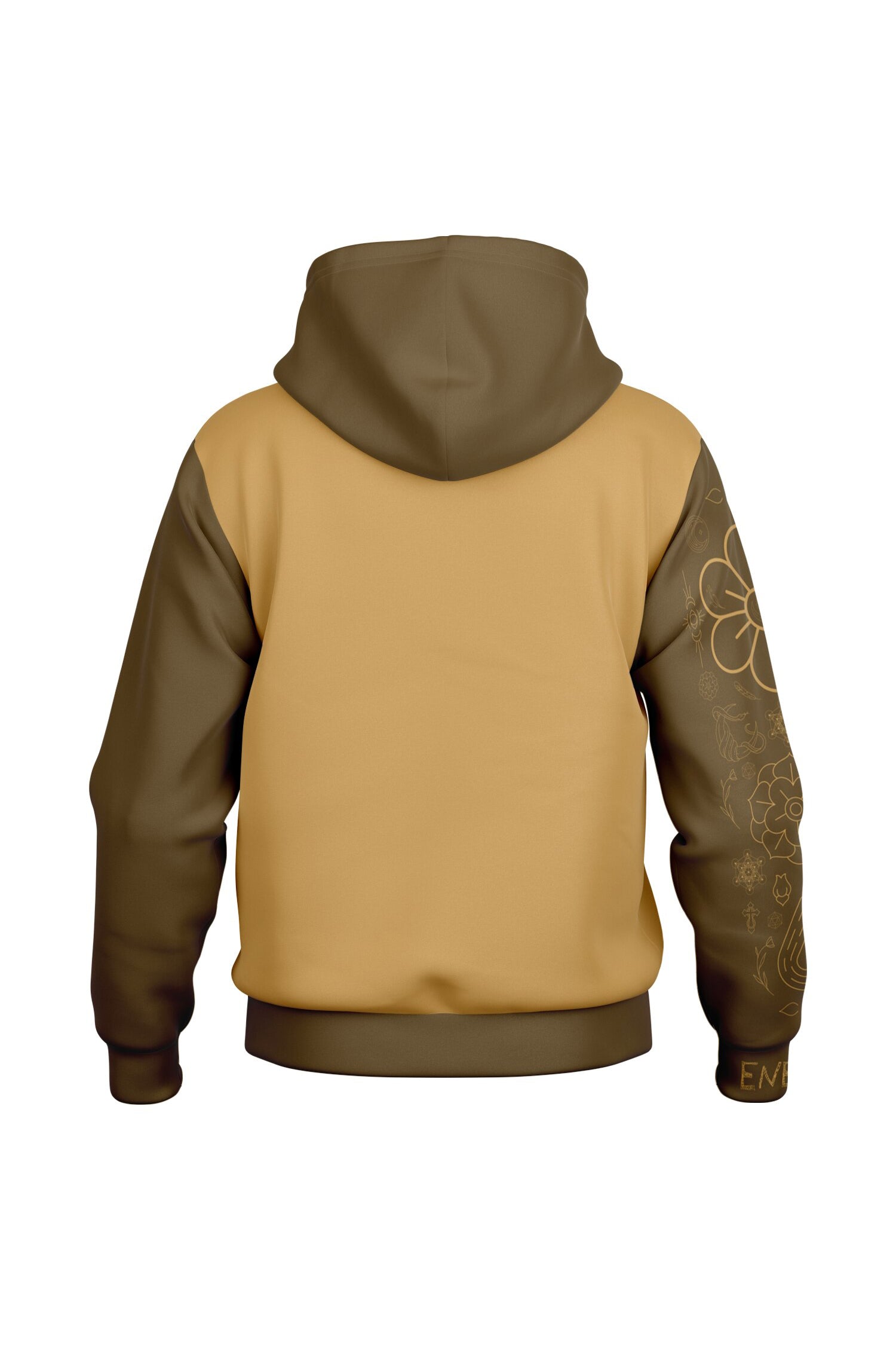 Hooded Baseball Jacke - Maize