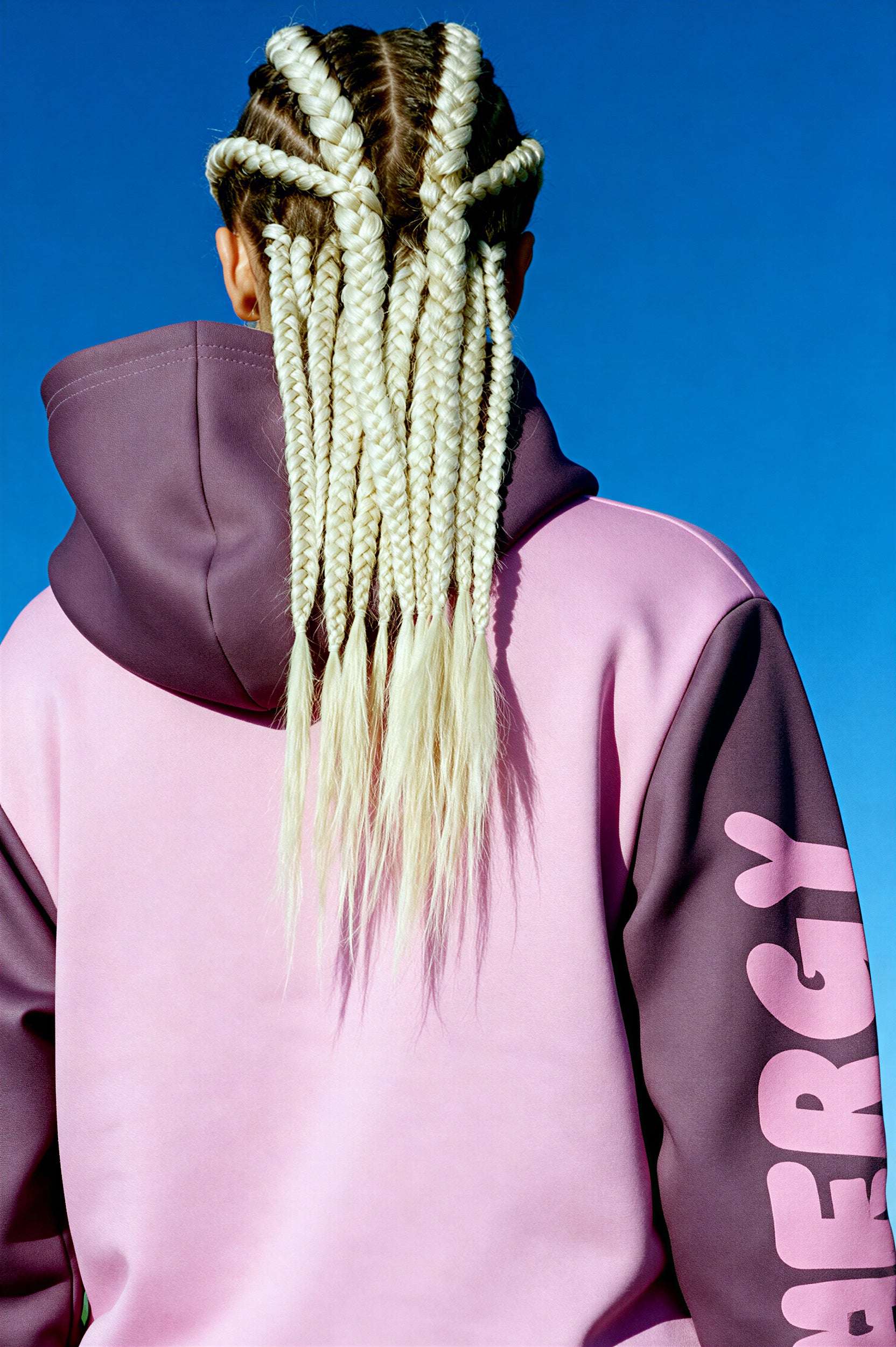 Hooded Baseball Jacke - PopPink