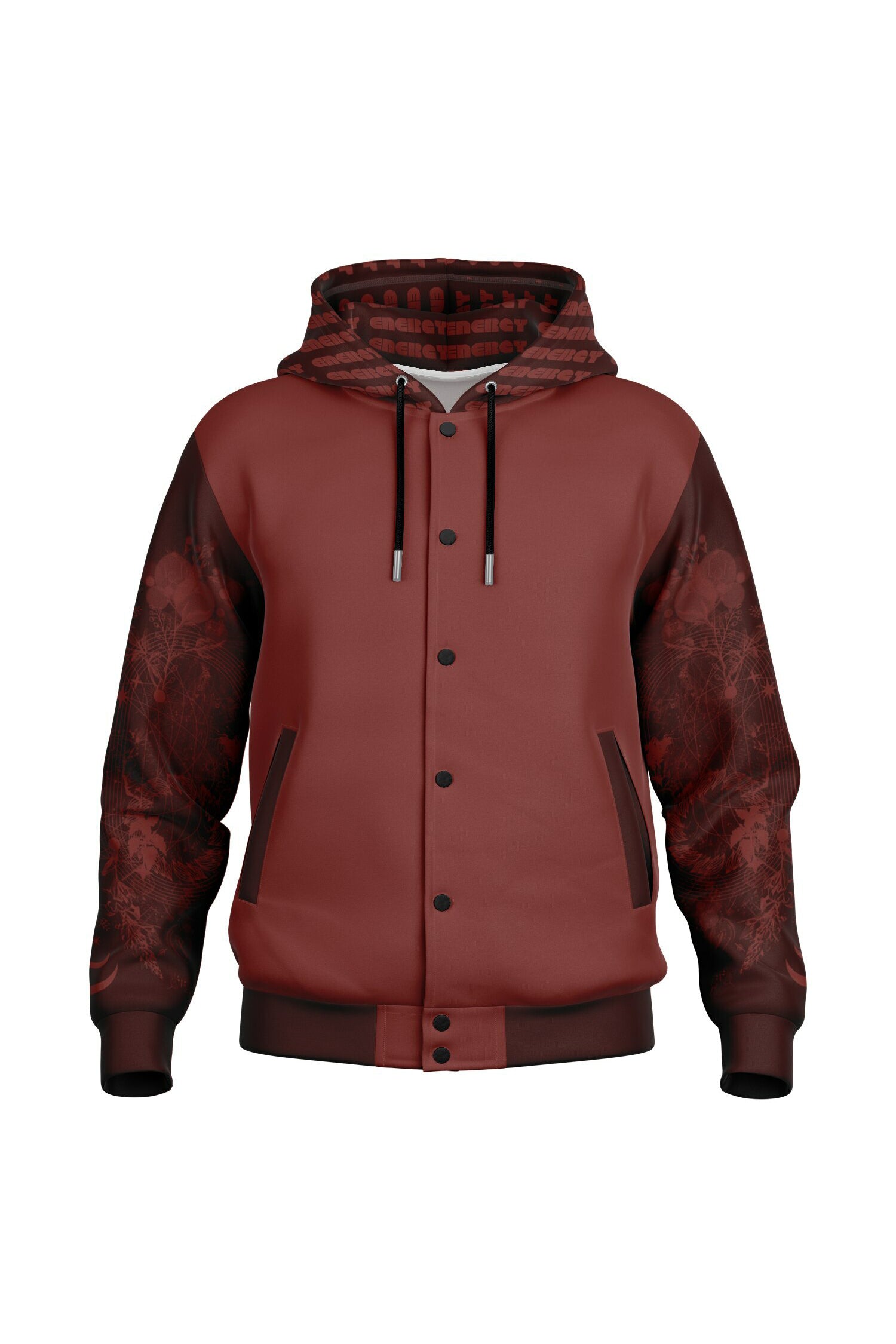 Hooded Baseball Jacke - Russet