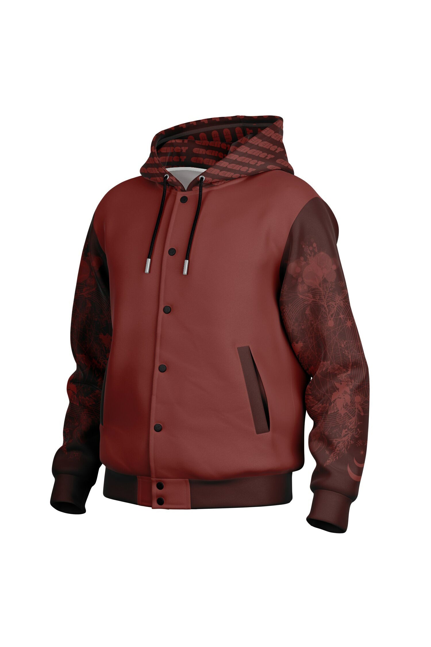 Hooded Baseball Jacke - Russet