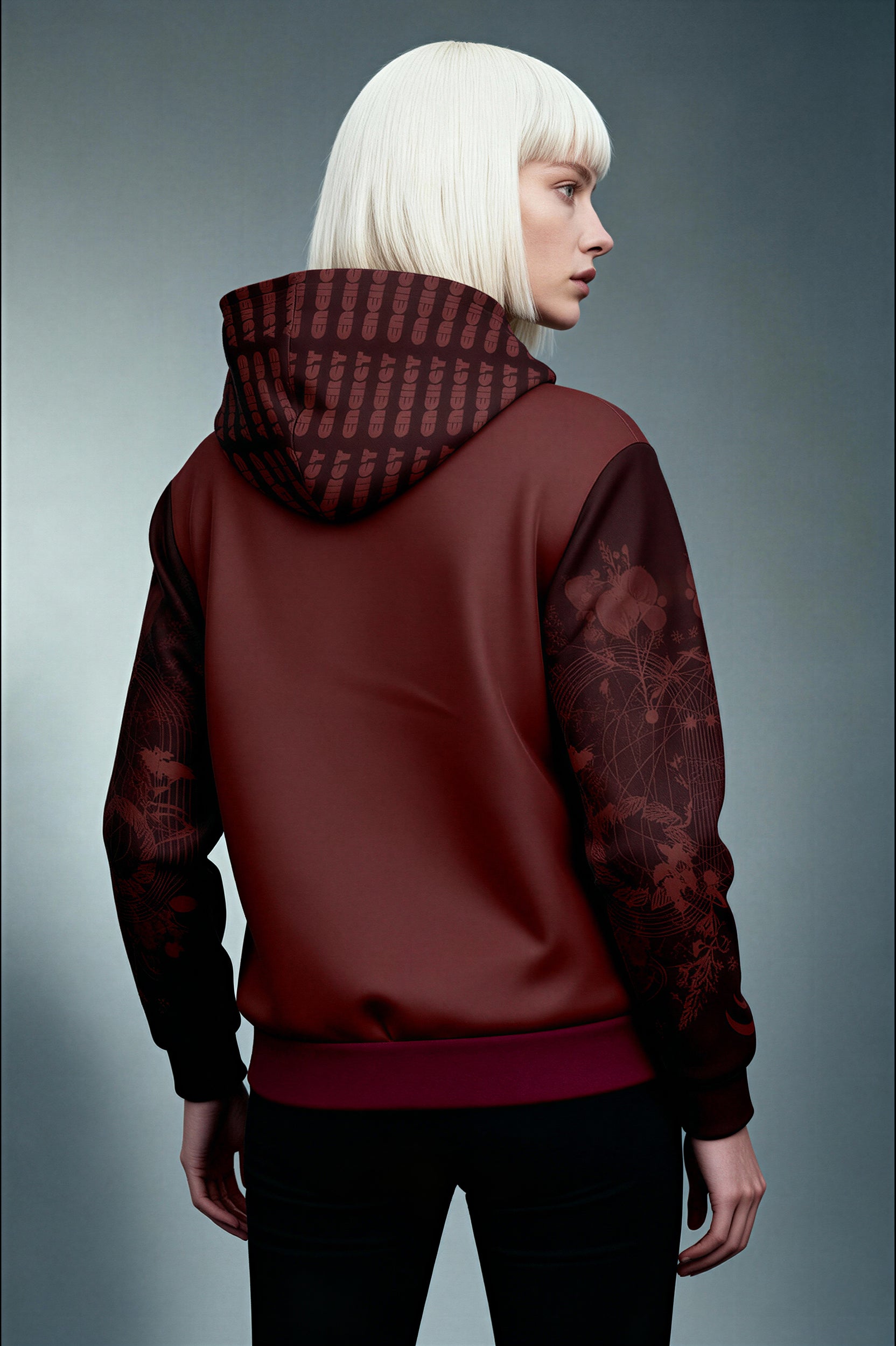 Hooded Baseball Jacke - Russet