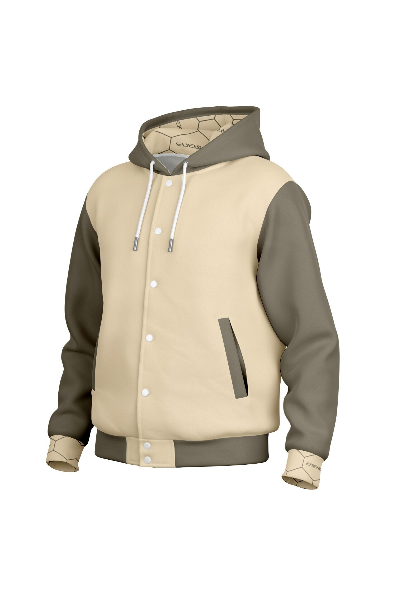 Hooded Baseball Jacke - WaxPaper