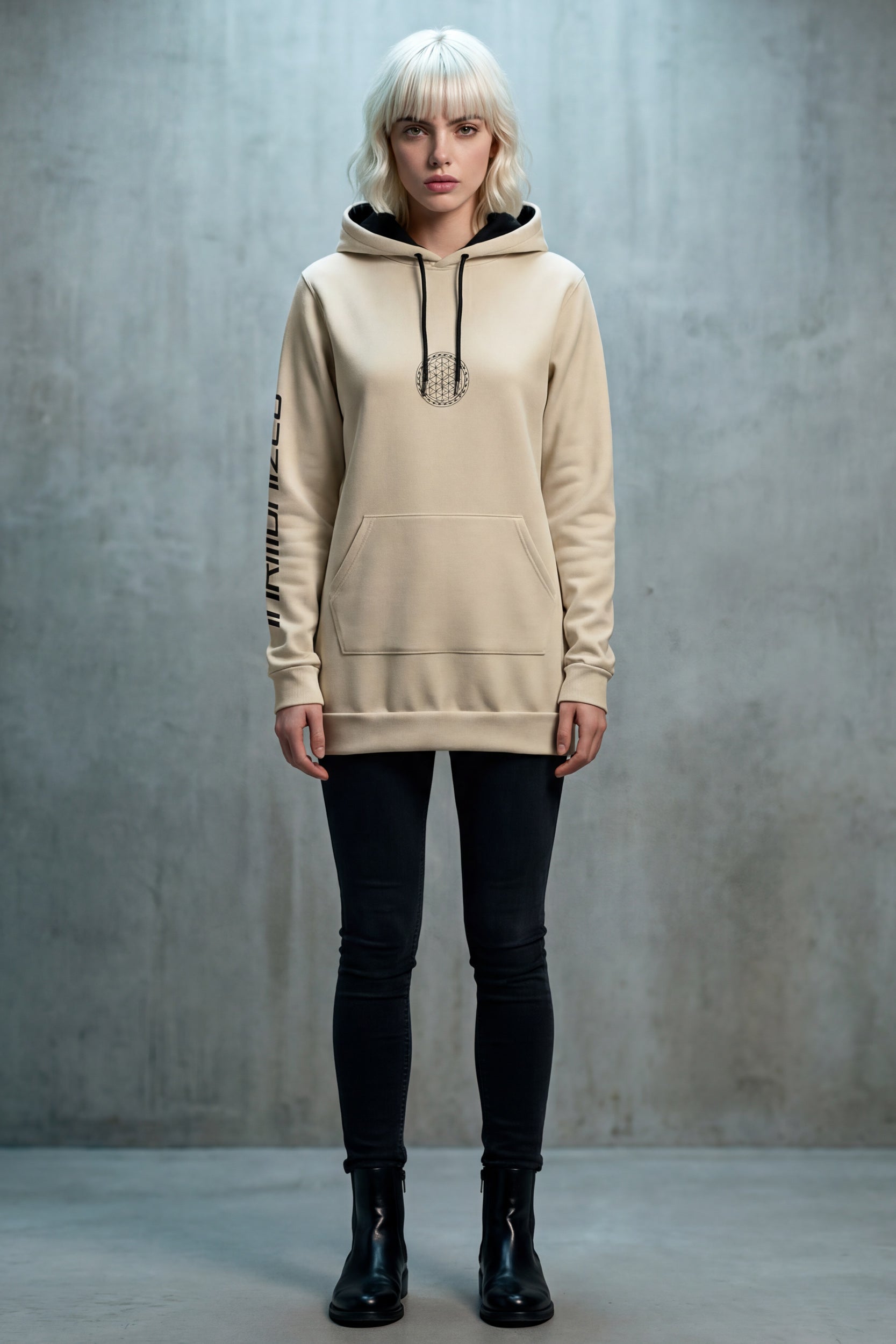 Long-Hoodie - Angora