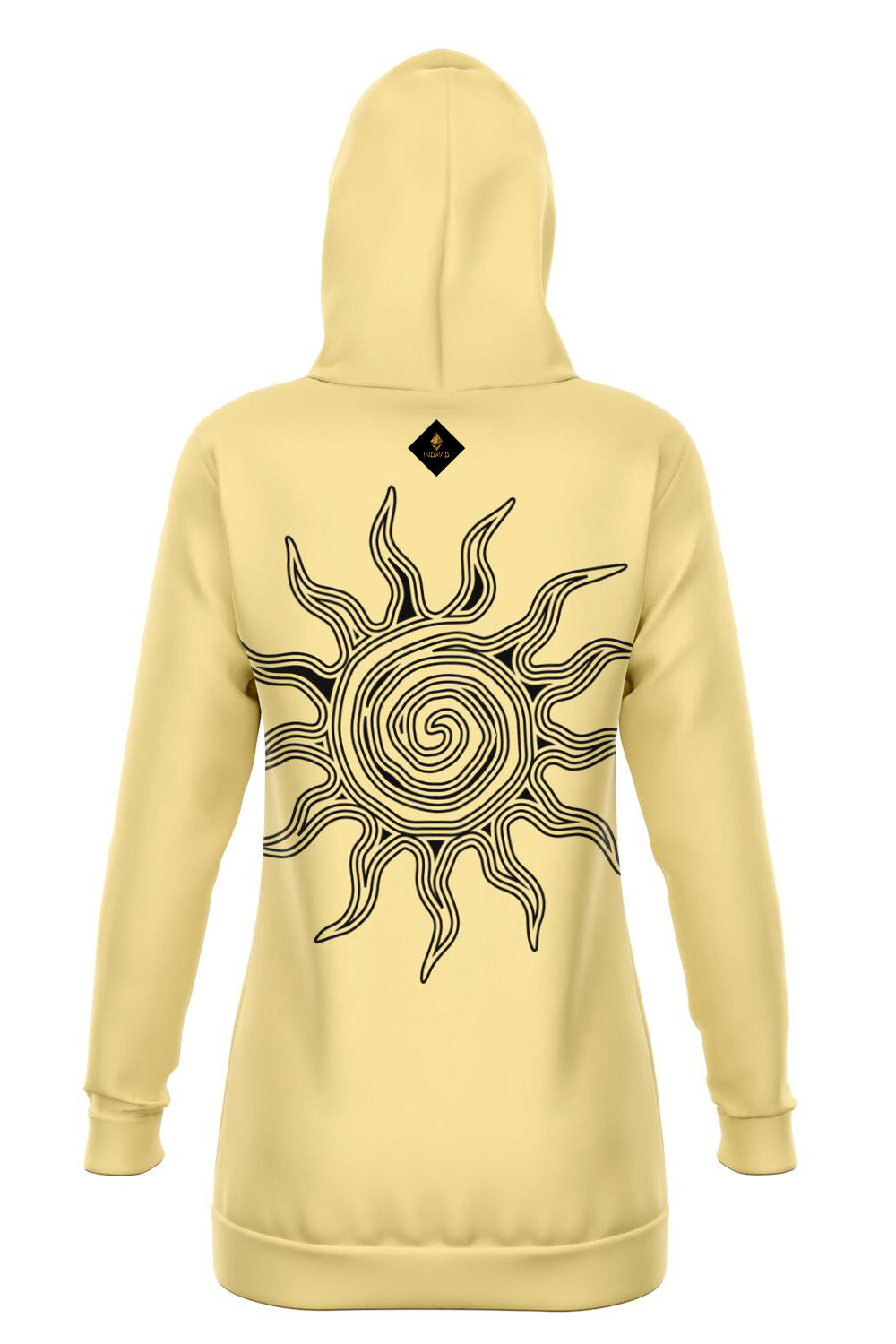 Long-Hoodie - Banana