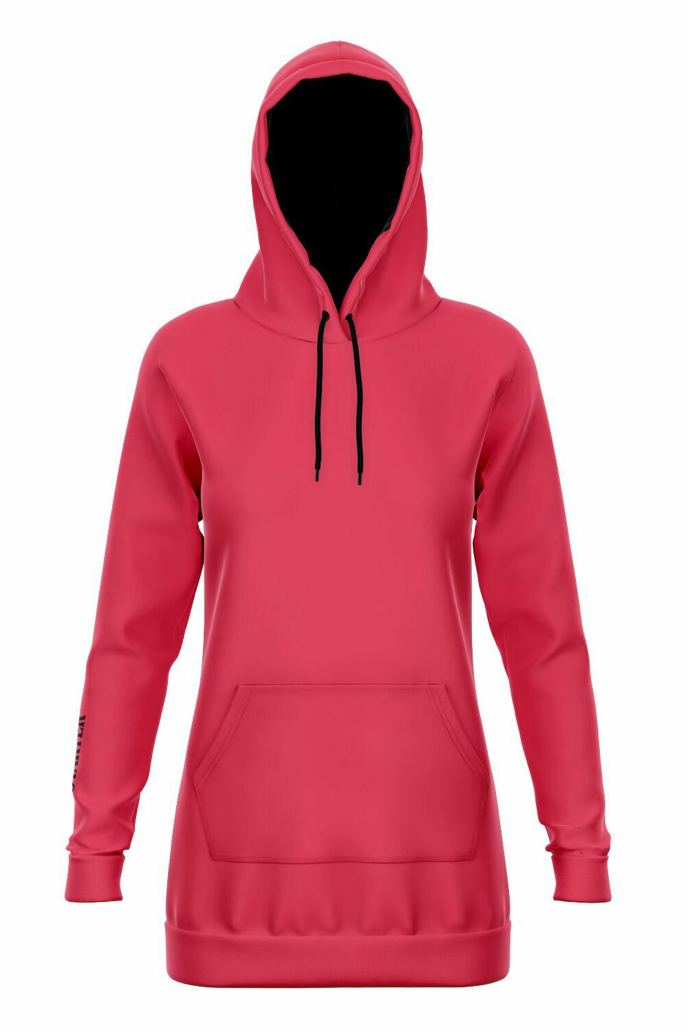 Long-Hoodie - Berry