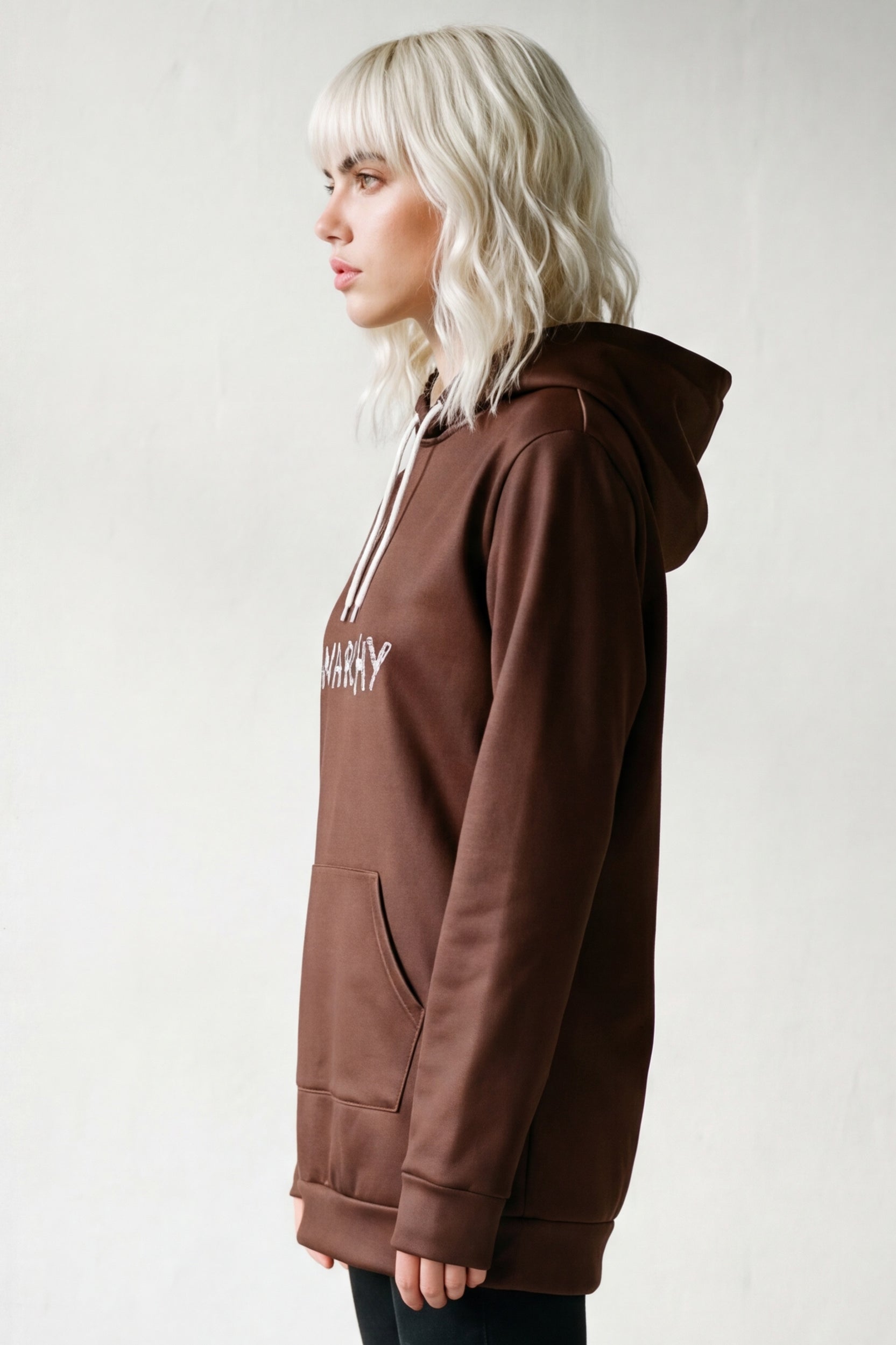 Long-Hoodie - Choco
