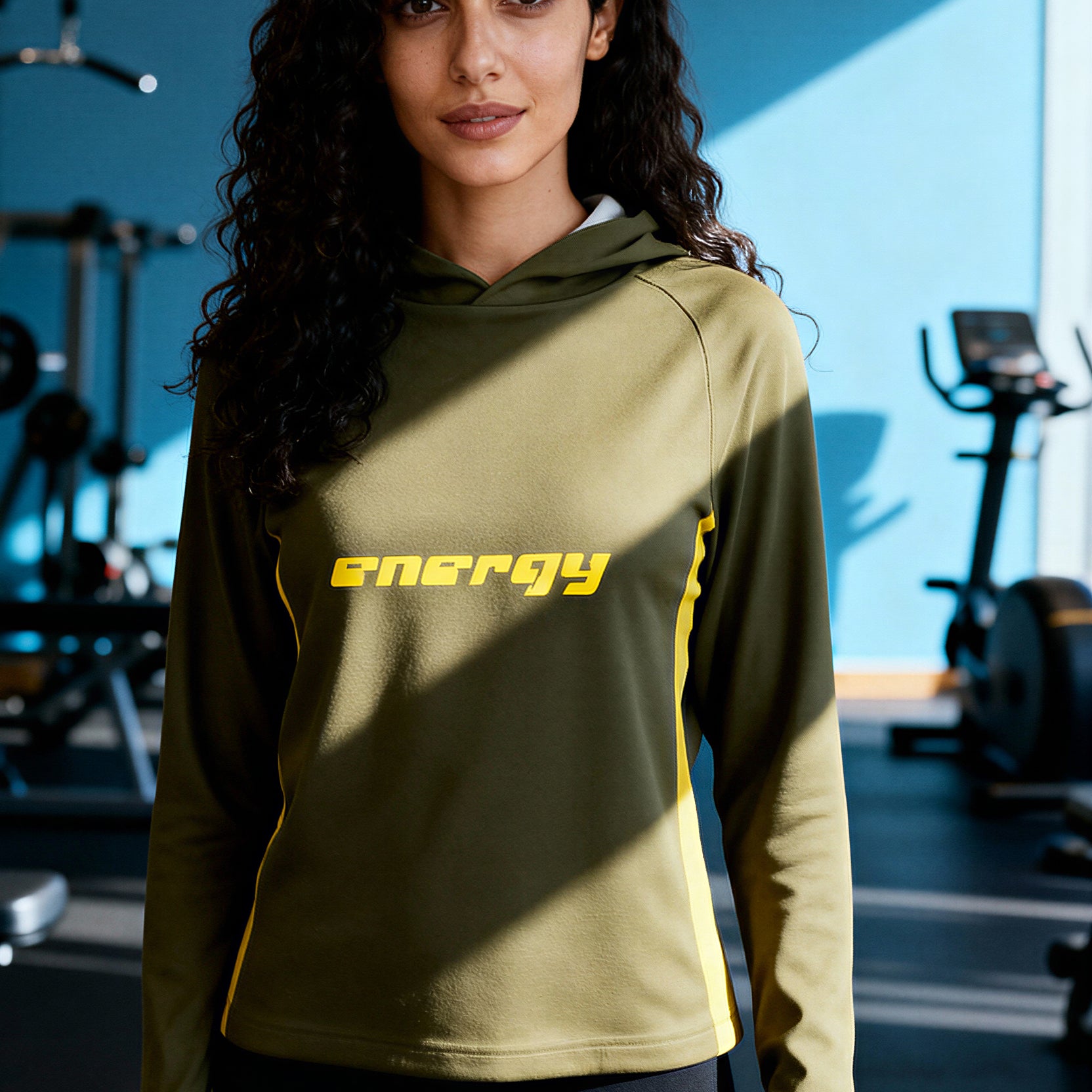 Sports Hooded Longsleeve - AmberHaze