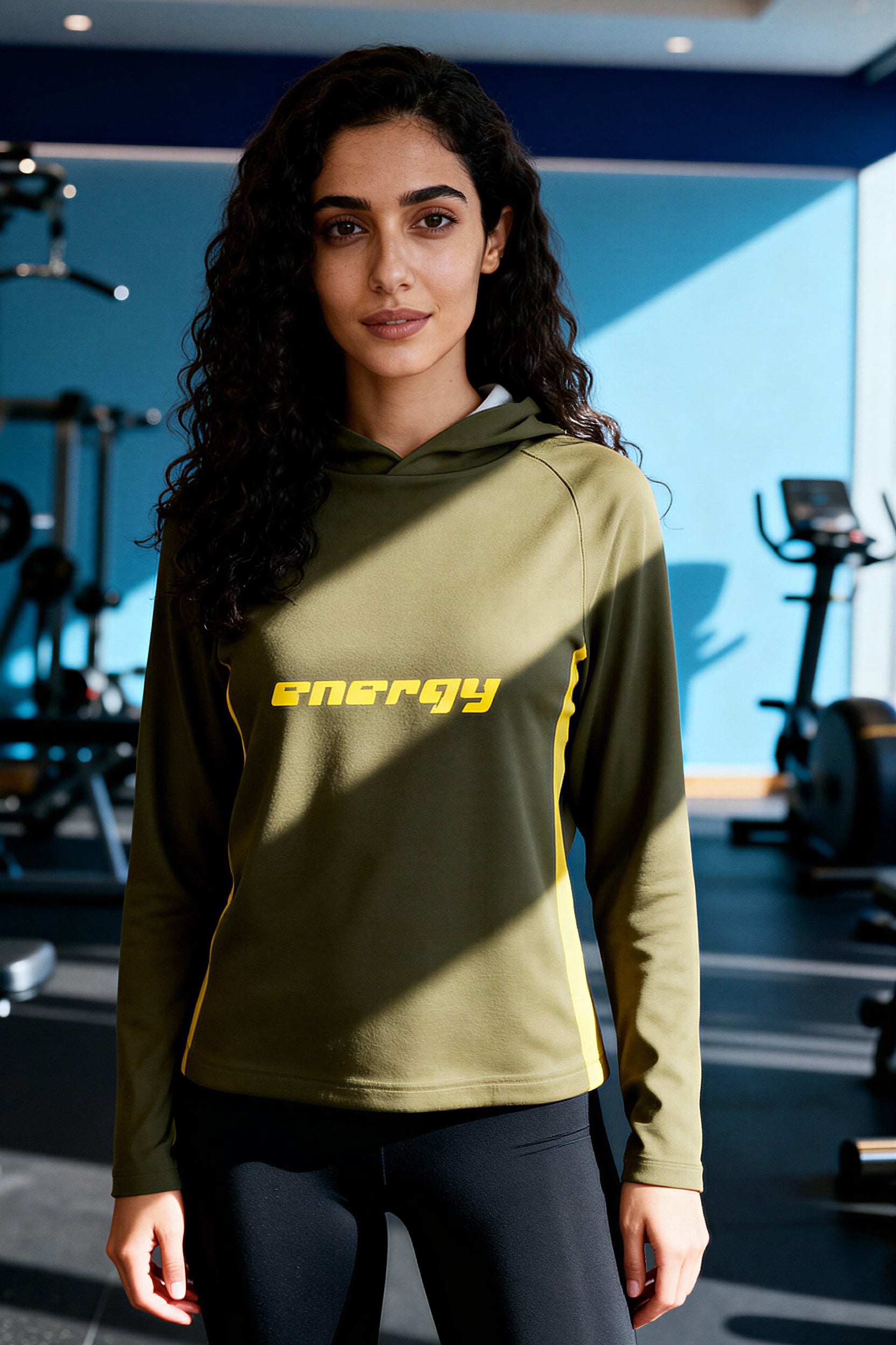 Sports Hooded Longsleeve - AmberHaze