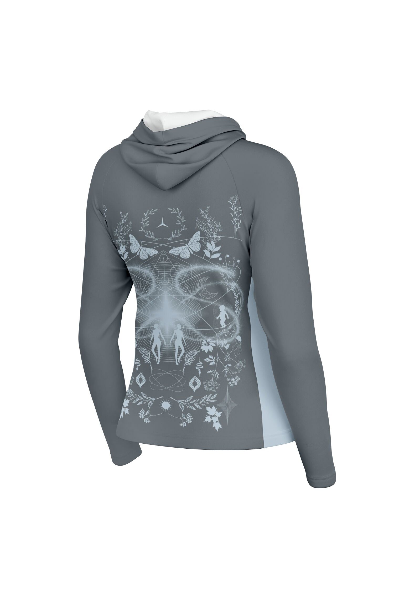 Sports Hooded Longsleeve - AuraBlue