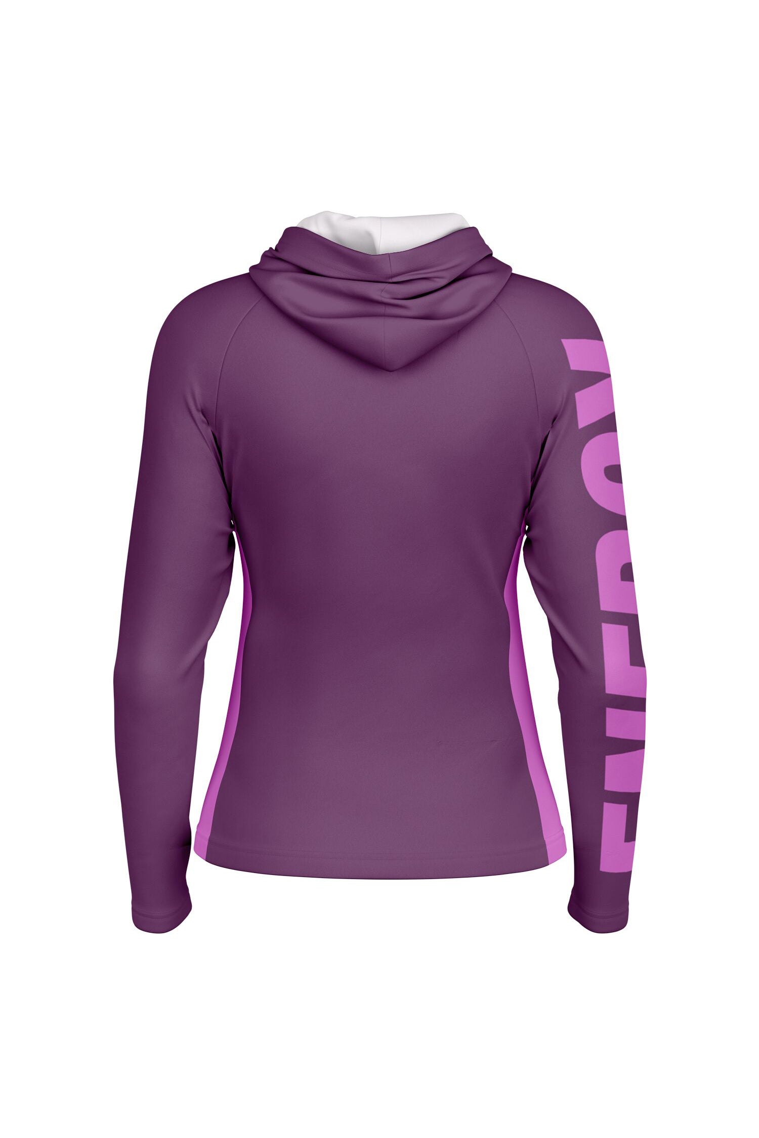 Sports Hooded Longsleeve - ElectricFuchsia