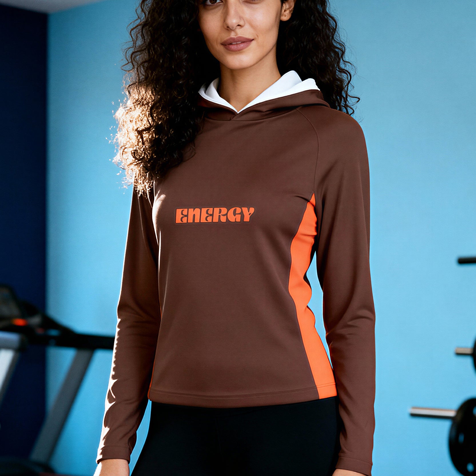Sports Hooded Longsleeve - EnergyOrange