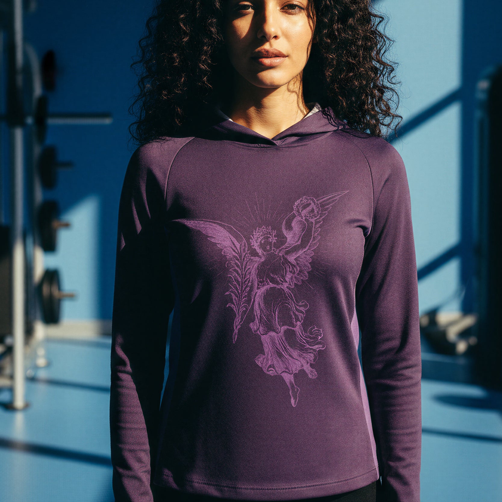 Sports Hooded Longsleeve - FreshPurple