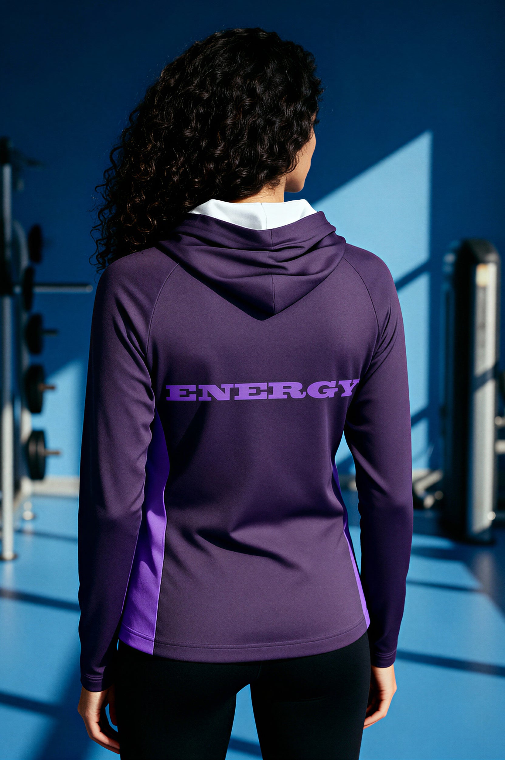 Sports Hooded Longsleeve - FreshPurple