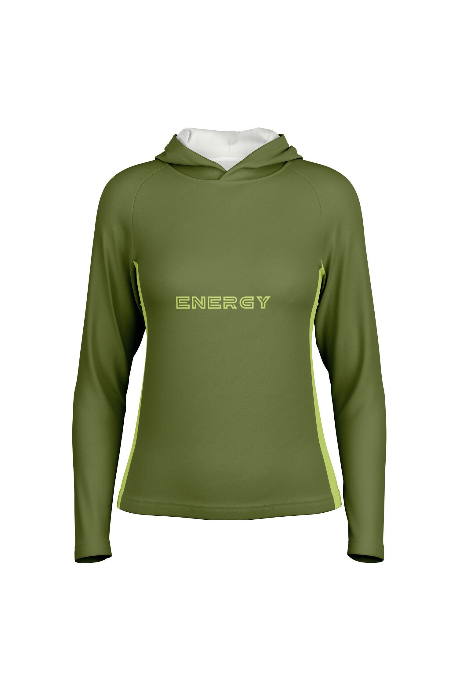 Sports Hooded Longsleeve - GreenGlow