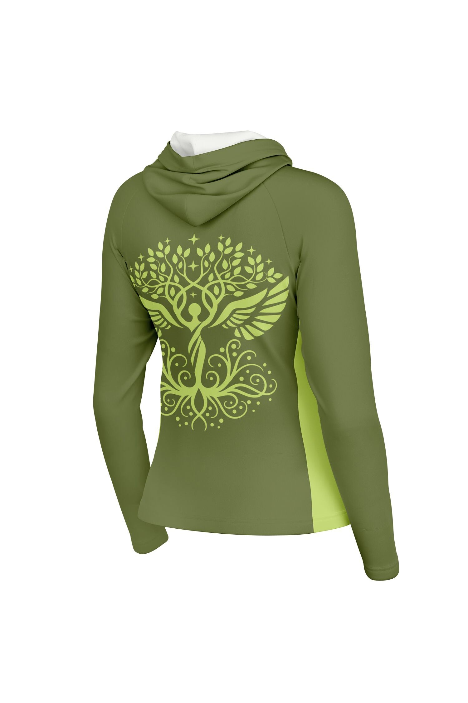 Sports Hooded Longsleeve - GreenGlow