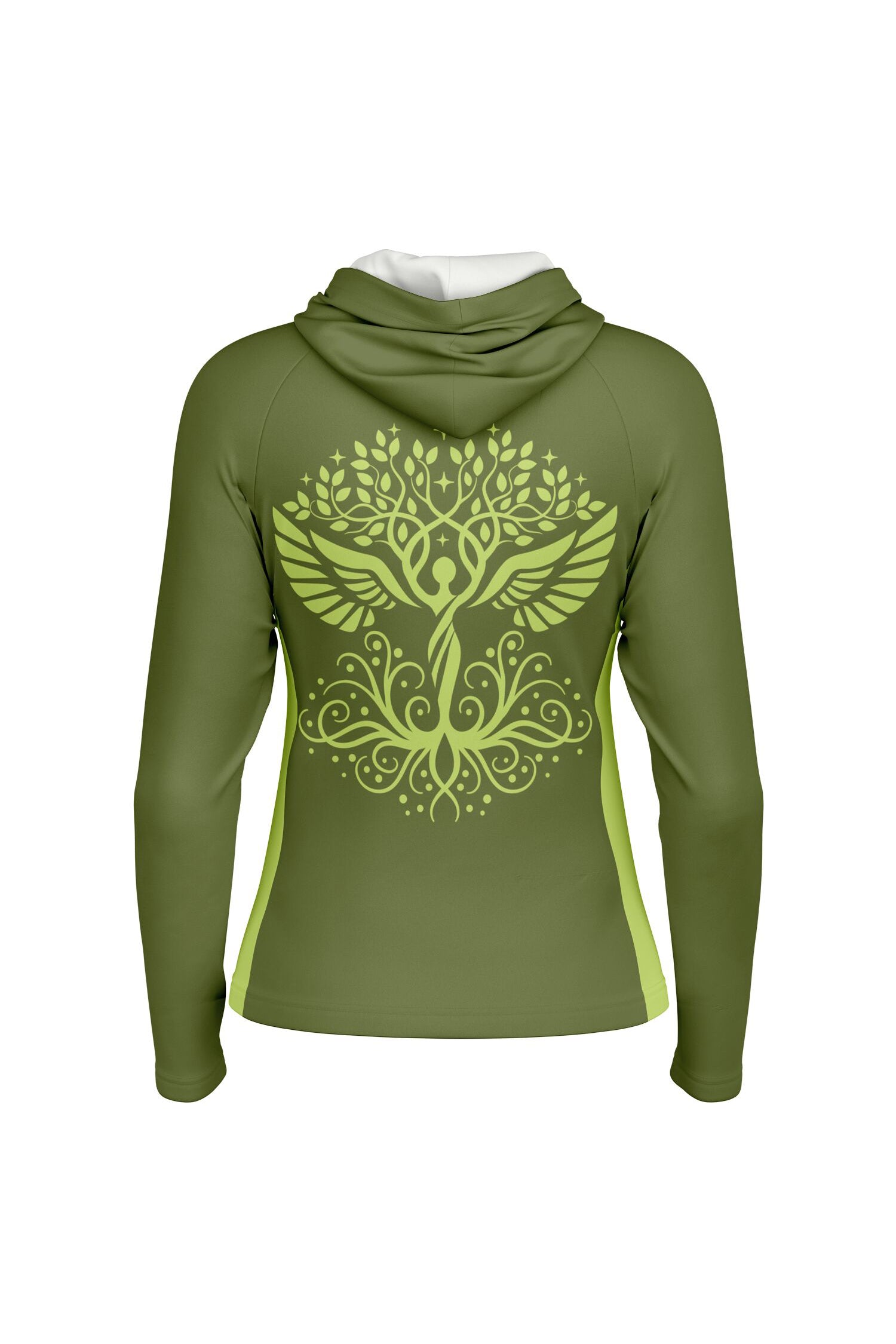 Sports Hooded Longsleeve - GreenGlow