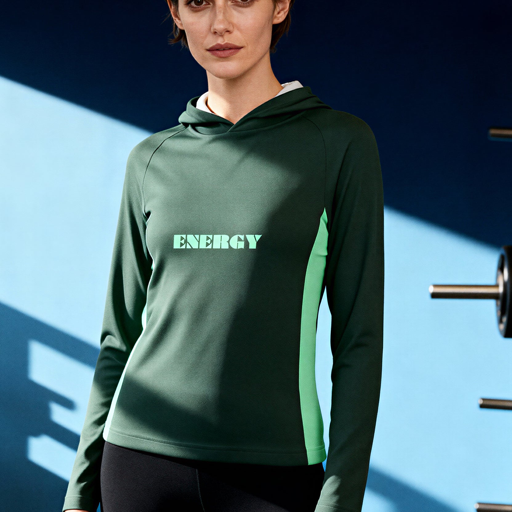 Sports Hooded Longsleeve - JellyMint