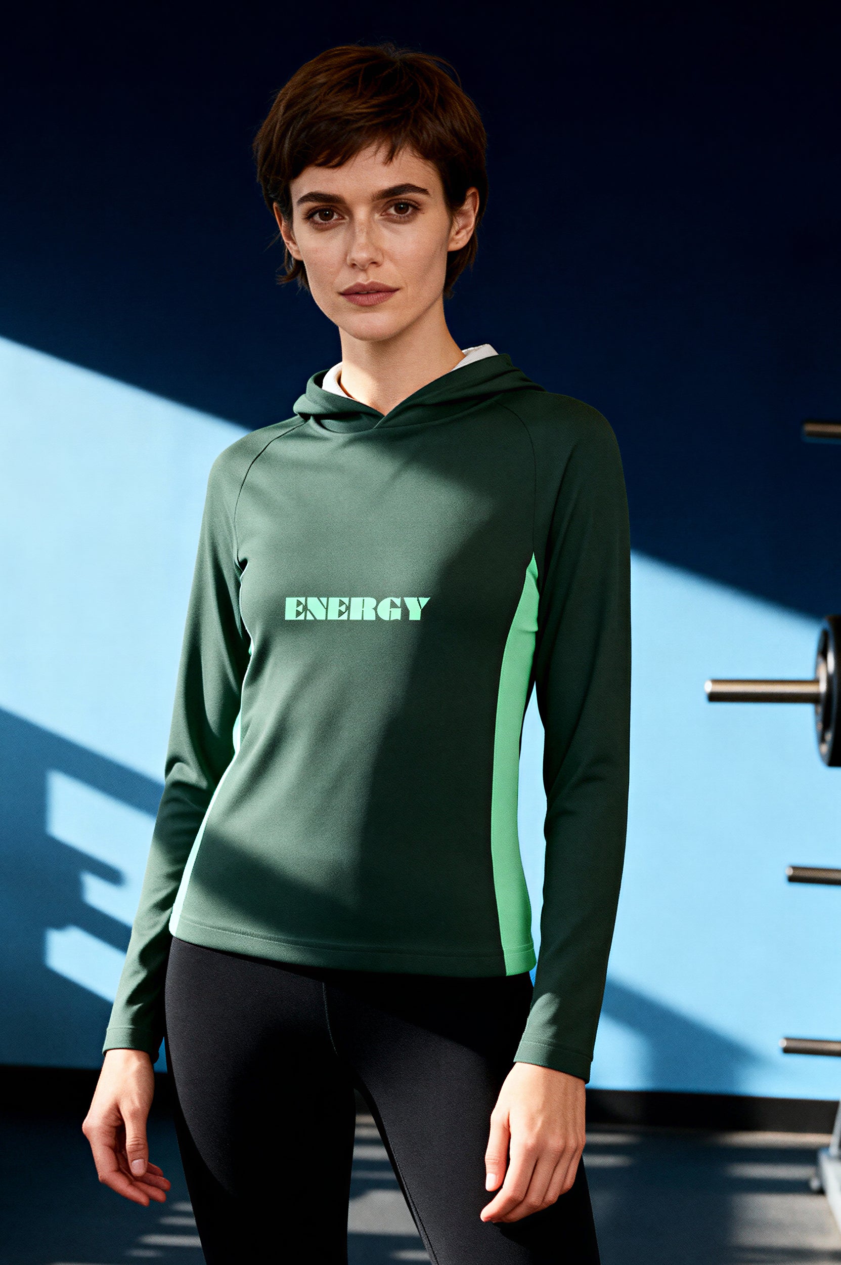 Sports Hooded Longsleeve - JellyMint